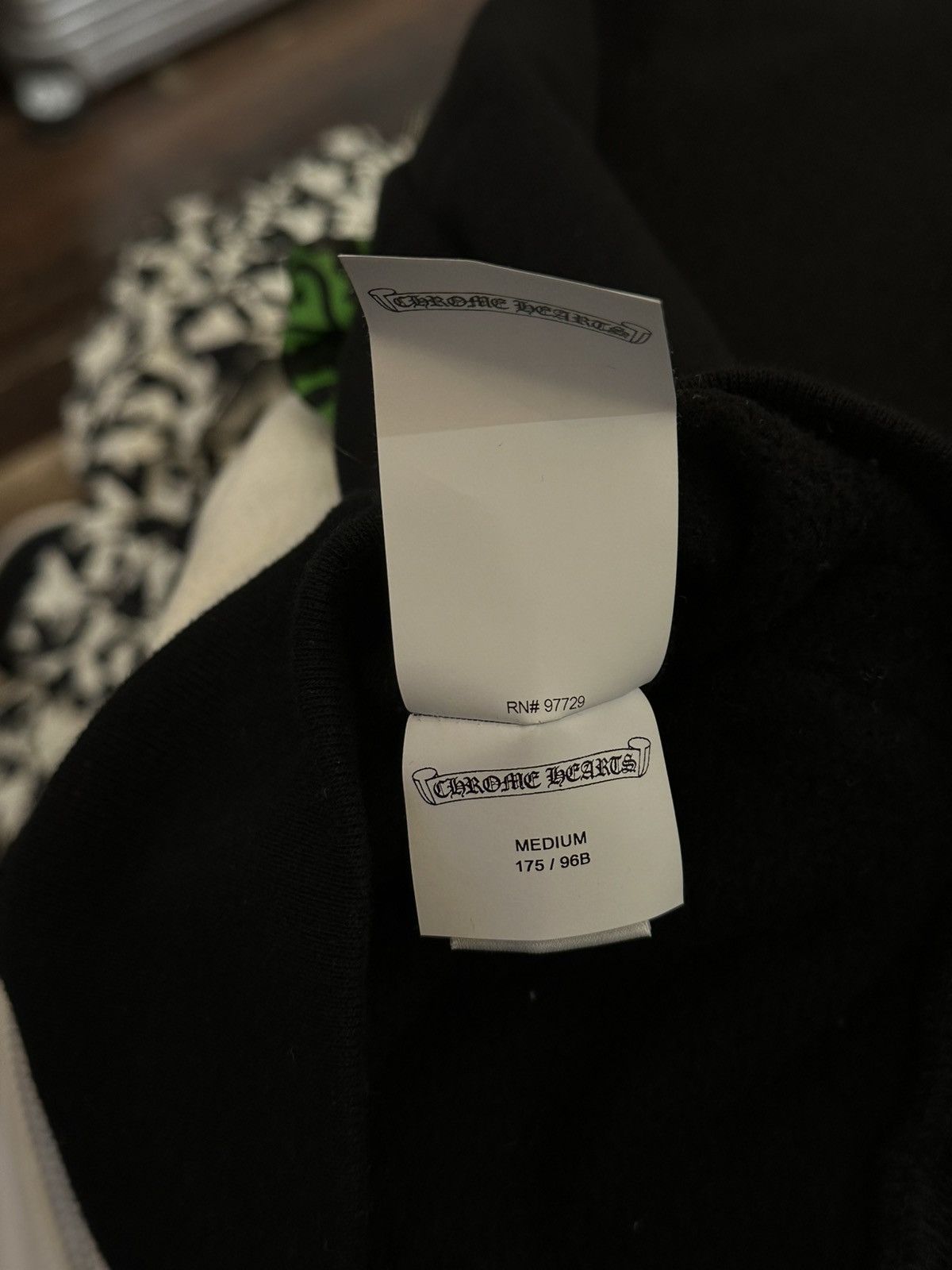 Chrome Hearts CHROME HEARTS QUAD PATCH HOODIE Size US M / EU 48-50 / 2 - 6 Thumbnail