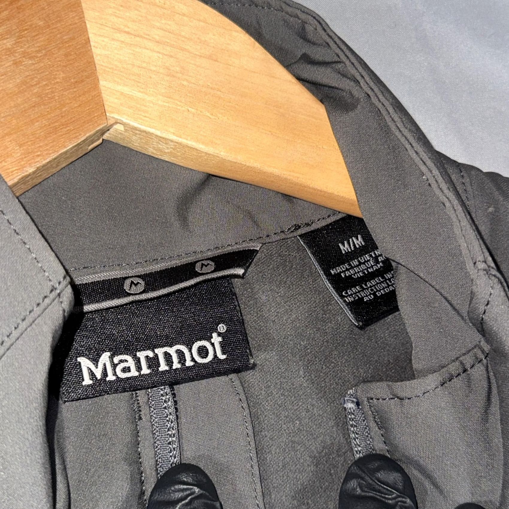 Marmot Marmot Vest Mens Medium Gray Softshell Full Zip Stretch Outdoor Hiking 98070 Size US M / EU 48-50 / 2 - 3 Thumbnail