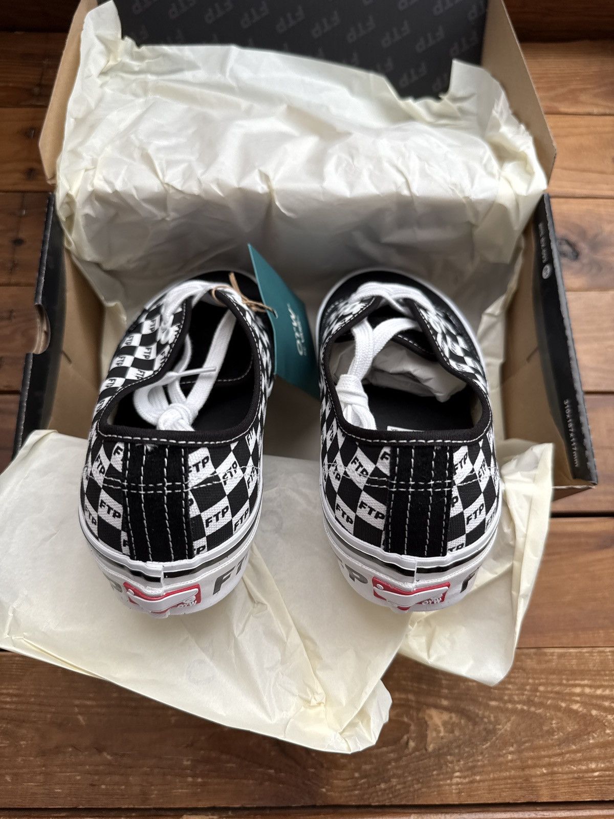 Fuck The Population × Vans FTP x Vans OTW 44 Checkered Sneakers Size US 9 / EU 42 - 3 Thumbnail