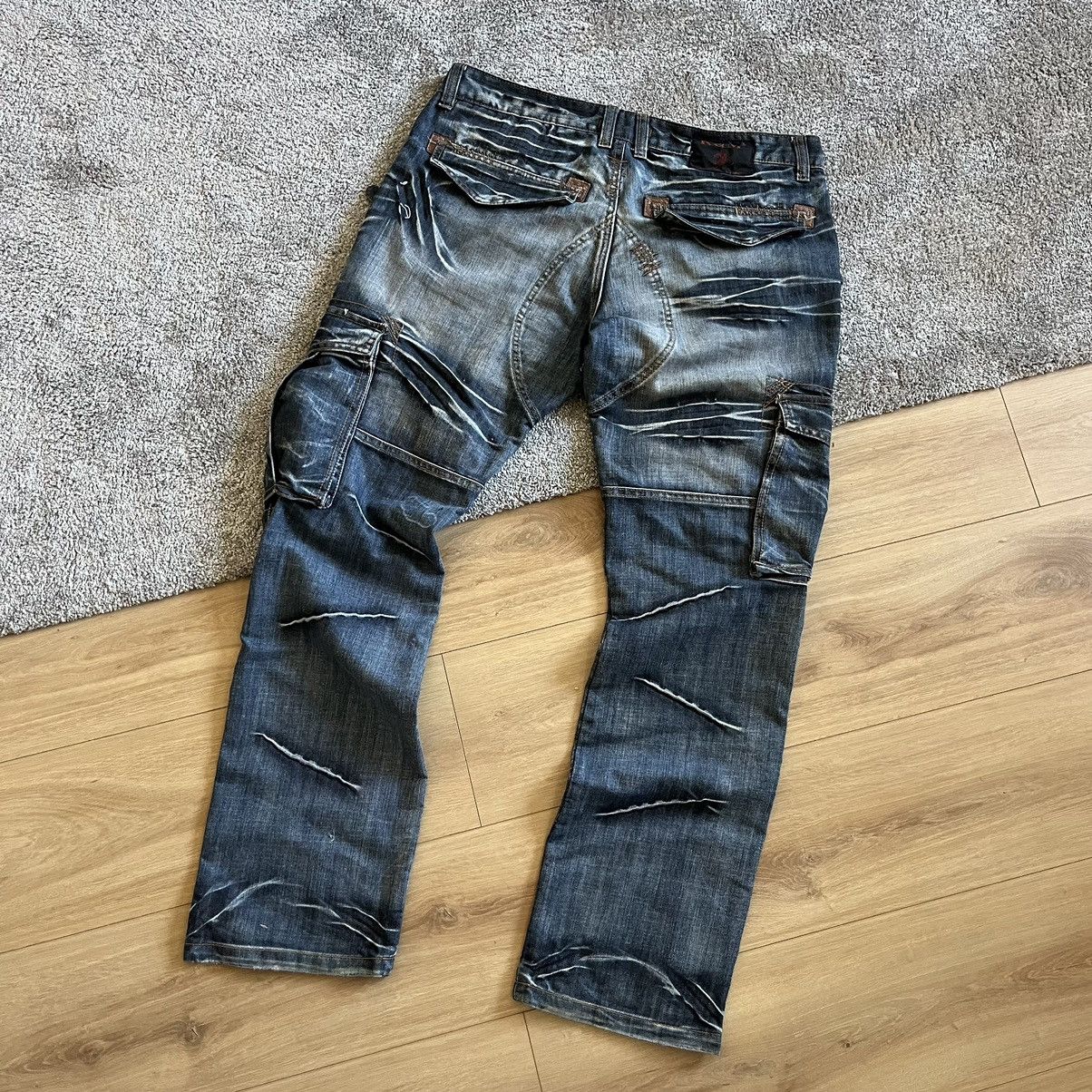 Other Vintage Avant Garde K&M Japanese Jeans Size US 36 / EU 52 - 6 Thumbnail