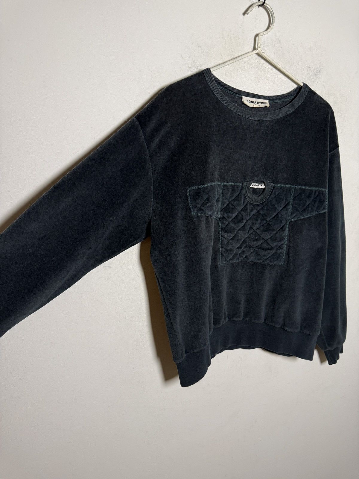 Sonia Rykiel Paris velour sweatshirt