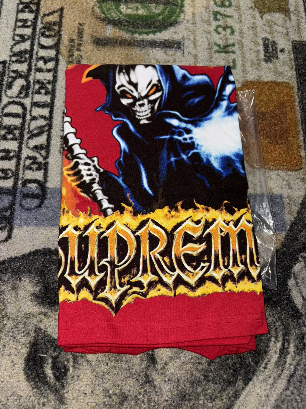 Supreme Supreme Grim Reaper Tee Red Size US L / EU 52-54 / 3 - 1 Thumbnail