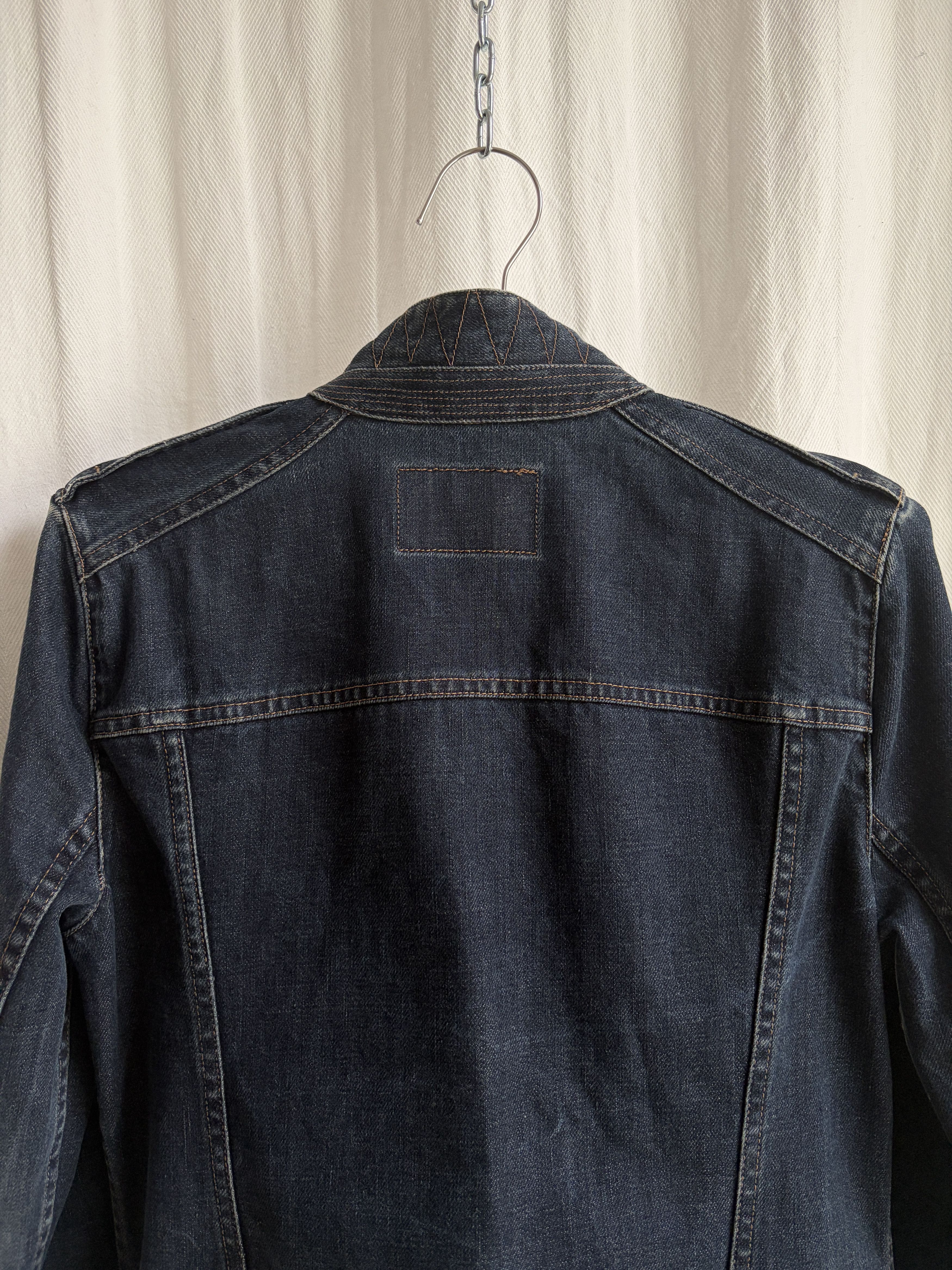 Gucci by Tom Ford SS02 Military Trucker Denim Jacket Size M / US 6-8 / IT 42-44 - 7 Thumbnail