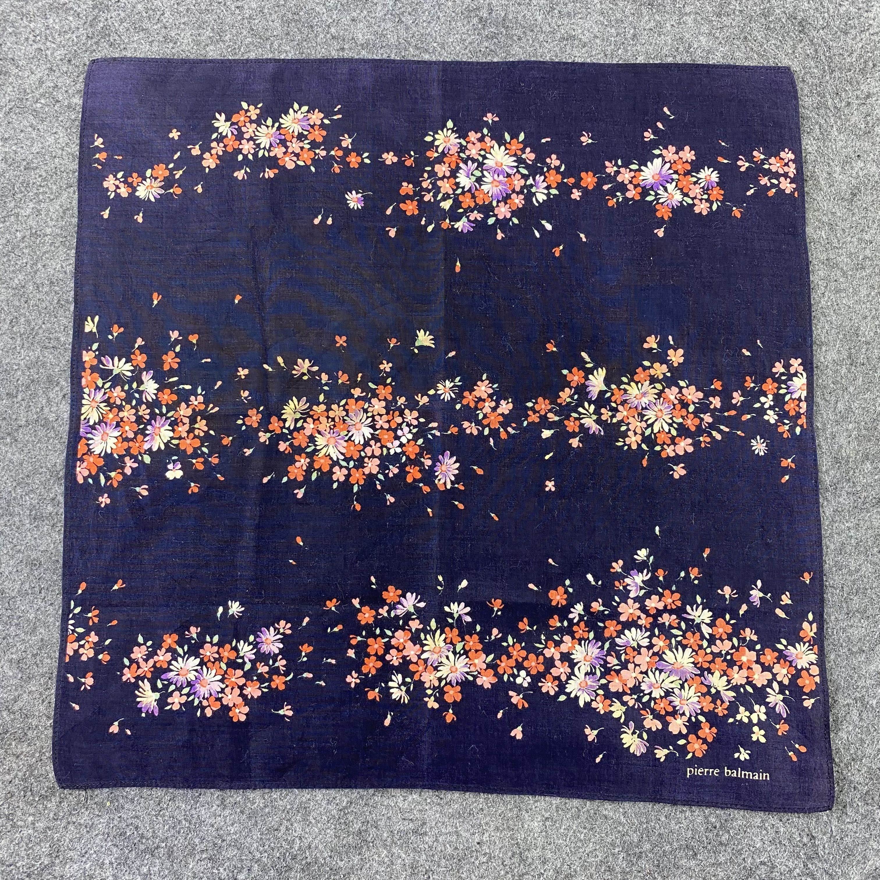 Pierre Balmain Pierre Balmain Handkerchief / Bandana / Neckerchief-B558 Size ONE SIZE - 3 Thumbnail