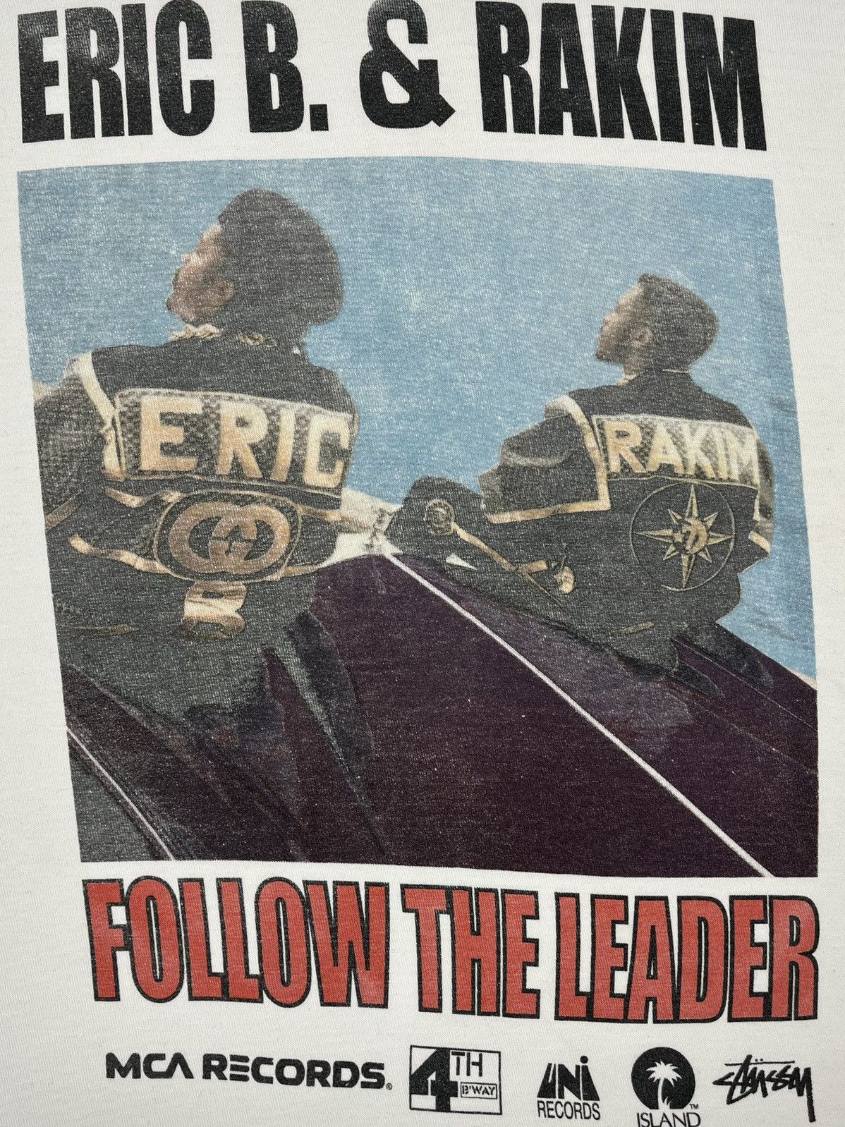 Stussy Stussy Eric B. & Rakim follow the leader big logo tee Size US L / EU 52-54 / 3 - 6 Thumbnail