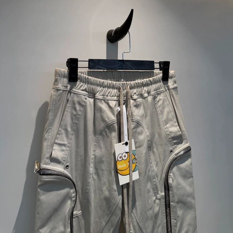 Rick Owens rickowens five-zip beige pants-2508 Size US 40 / EU 56 - 3 Thumbnail