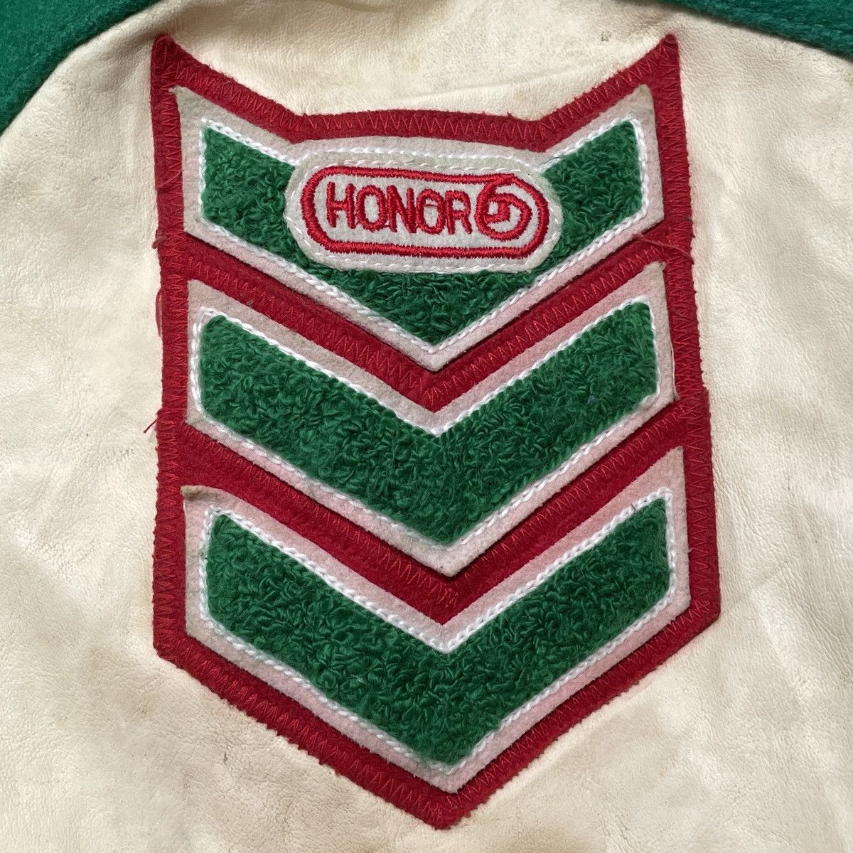 Vintage Vintage Brand Holloway Leather Varsity Jacket 1980s Size US S / EU 44-46 / 1 - 10 Thumbnail