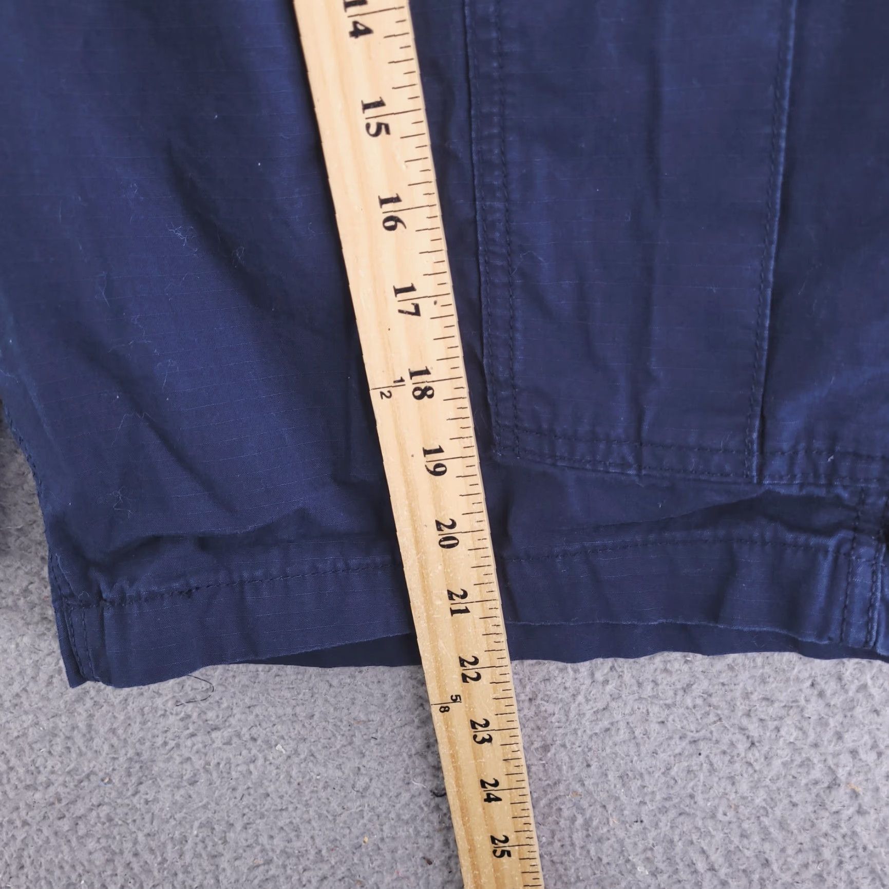 Levi's Levi's Shorts Mens 36 Blue Ripstop Cargo Utility navy Cargo Shorts Blue 36 Men Regular Navy Mens Size US 36 / EU 52 - 7 Thumbnail