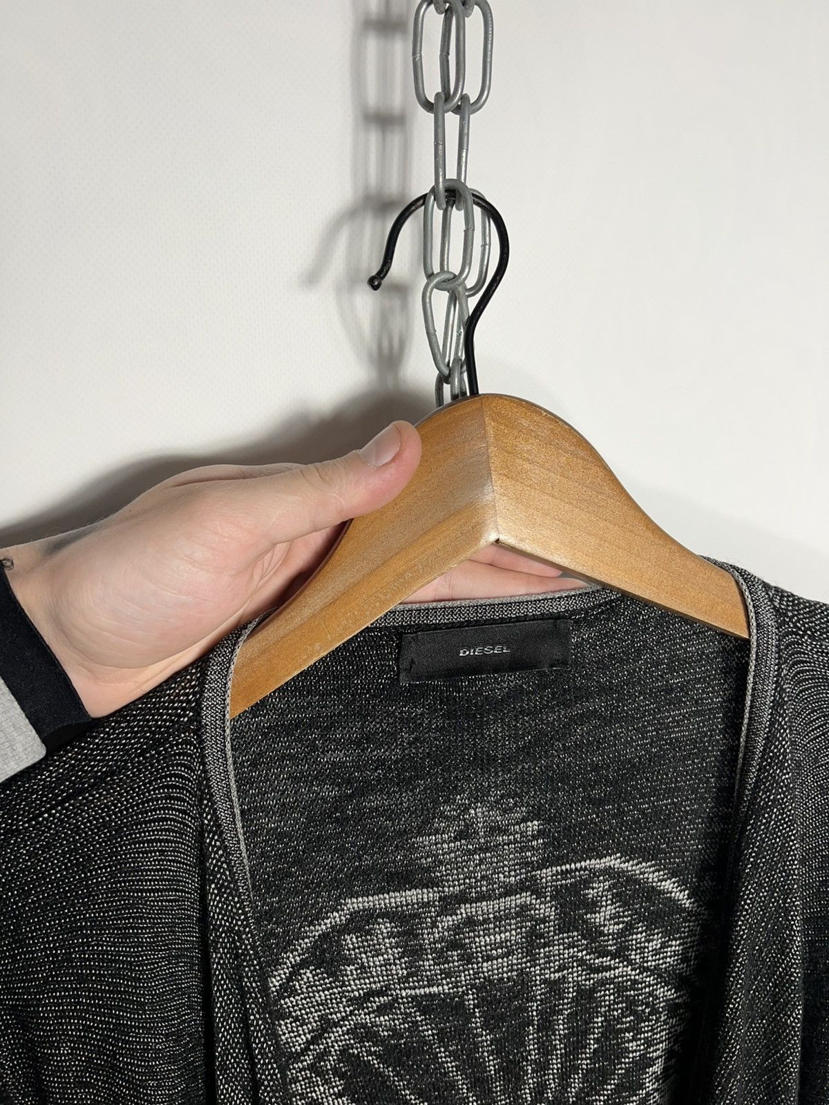 Diesel Vintage Diesel Wool Crunge Cardigan Long Sleeve Size S / US 4 / IT 40 - 15 Thumbnail