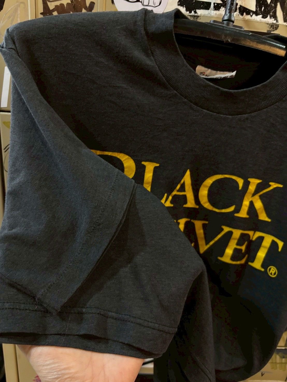 Vintage Vintage Black velvet 90’s Size US L / EU 52-54 / 3 - 5 Thumbnail