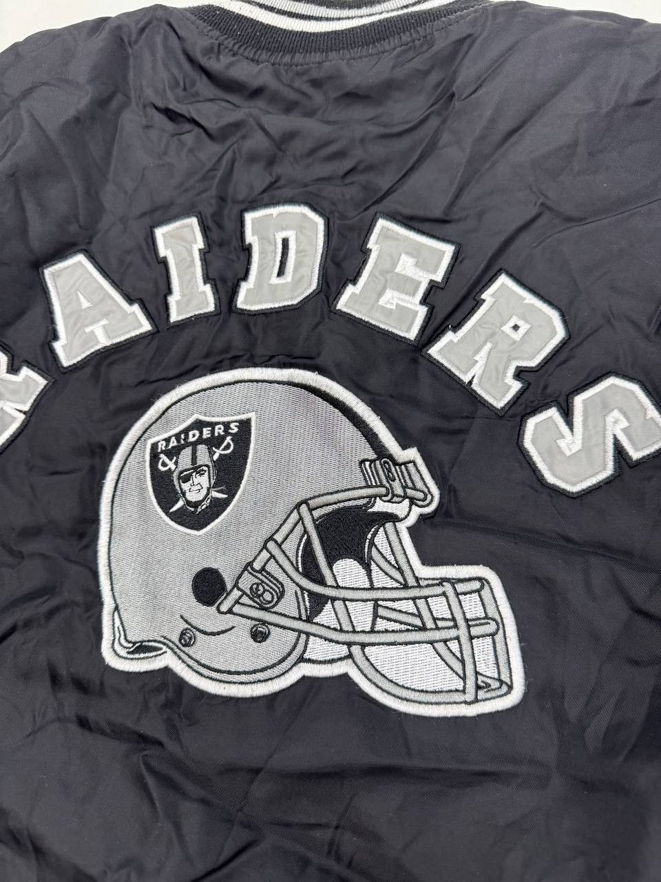 NFL NFL Raiders Bomber Jacket Black Quilted Varsity Size US XS / EU 42 / 0 - 13 Thumbnail