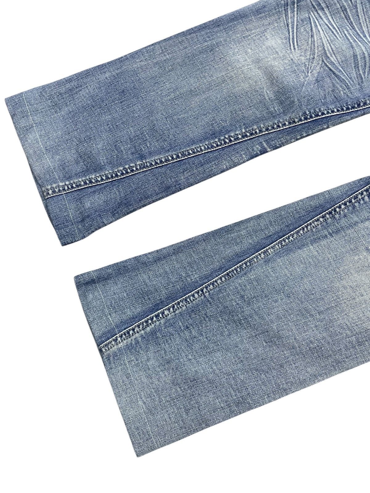 Michel Klein × Tornado Mart Michel Klein Japan Spiral Flared Panelling Gun Pocket Jeans Size US 32 / EU 48 - 15 Thumbnail