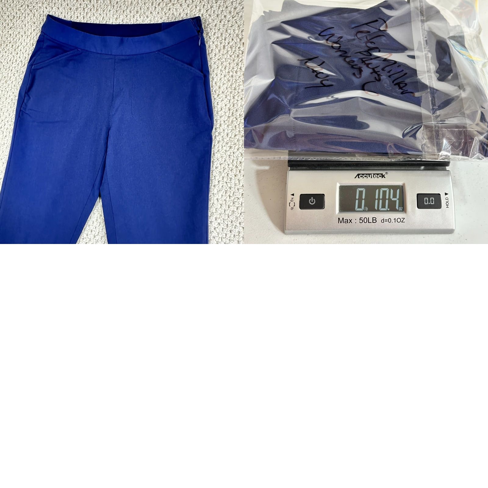 Peter Millar Pants Women 6 Navy Blue Dynamite Technical Golf Trouser Performance Chino Stretch Pockets Regular Skinny Blue Golf Womens 6