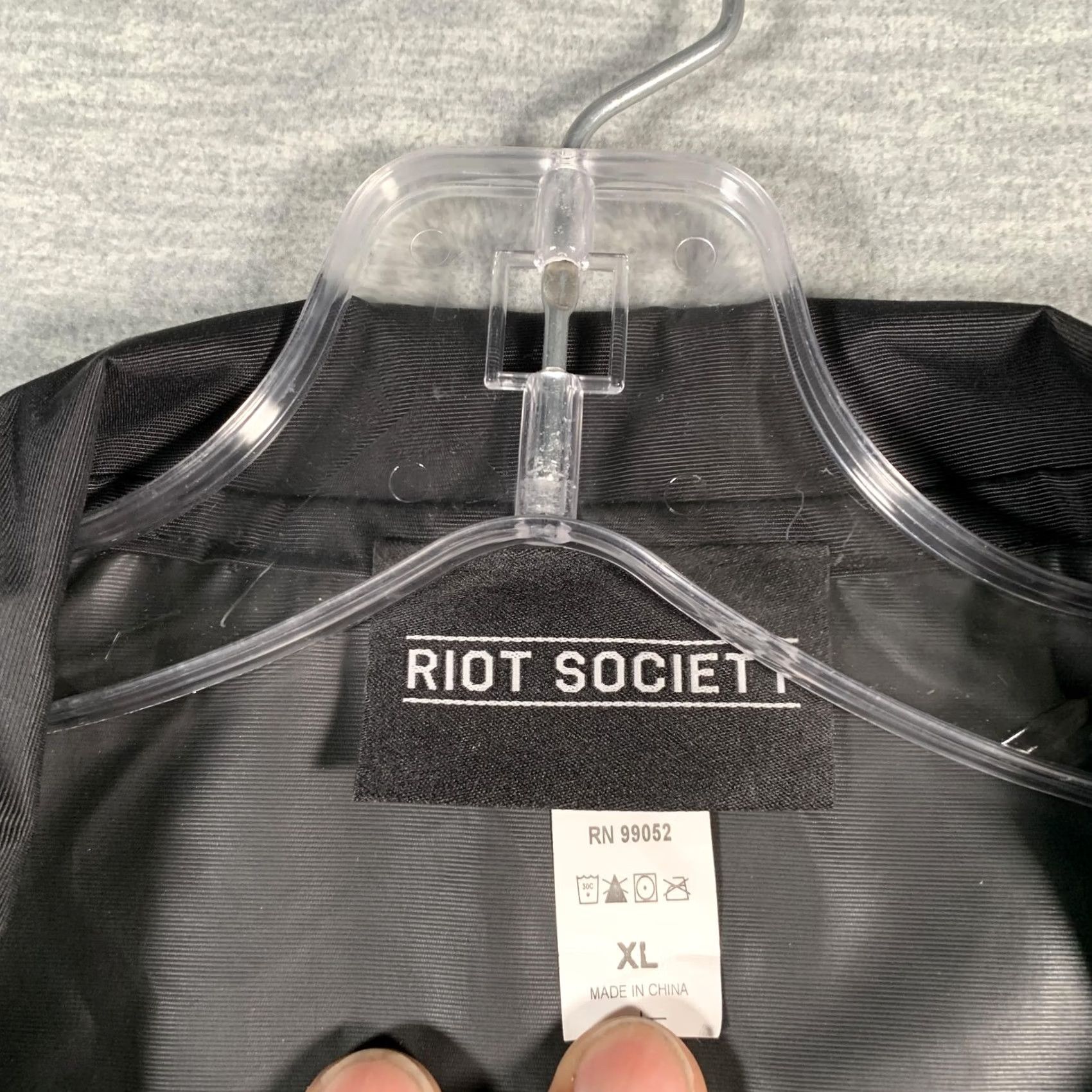 Coach Riot Society Jacket Mens XL Black Coach Snap Front Embroidered Heart Size US XL / EU 56 / 4 - 5 Thumbnail