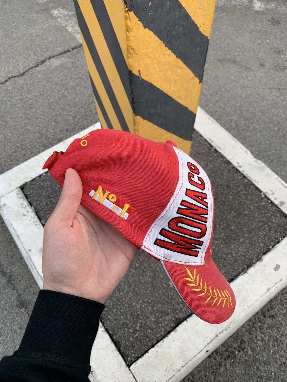 Formula 1 × NASCAR 1990s RARE VINTAGE GRAND PRIX MONACO MONTE CARLO CAP Size ONE SIZE - 4 Thumbnail