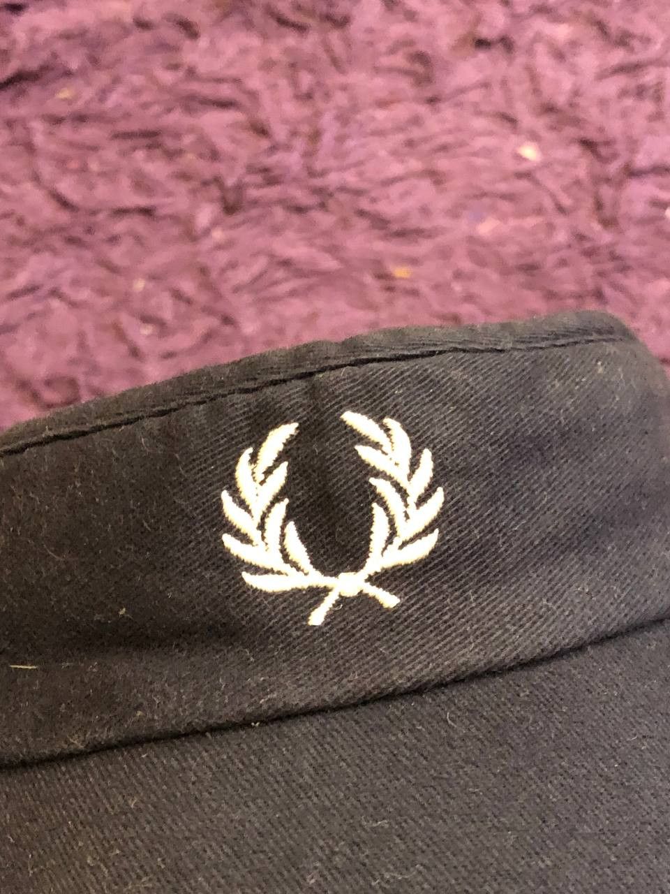 Fred Perry Y2K Hats black Vintage big logo streetwear Cap Fred Perry Size ONE SIZE - 4 Thumbnail