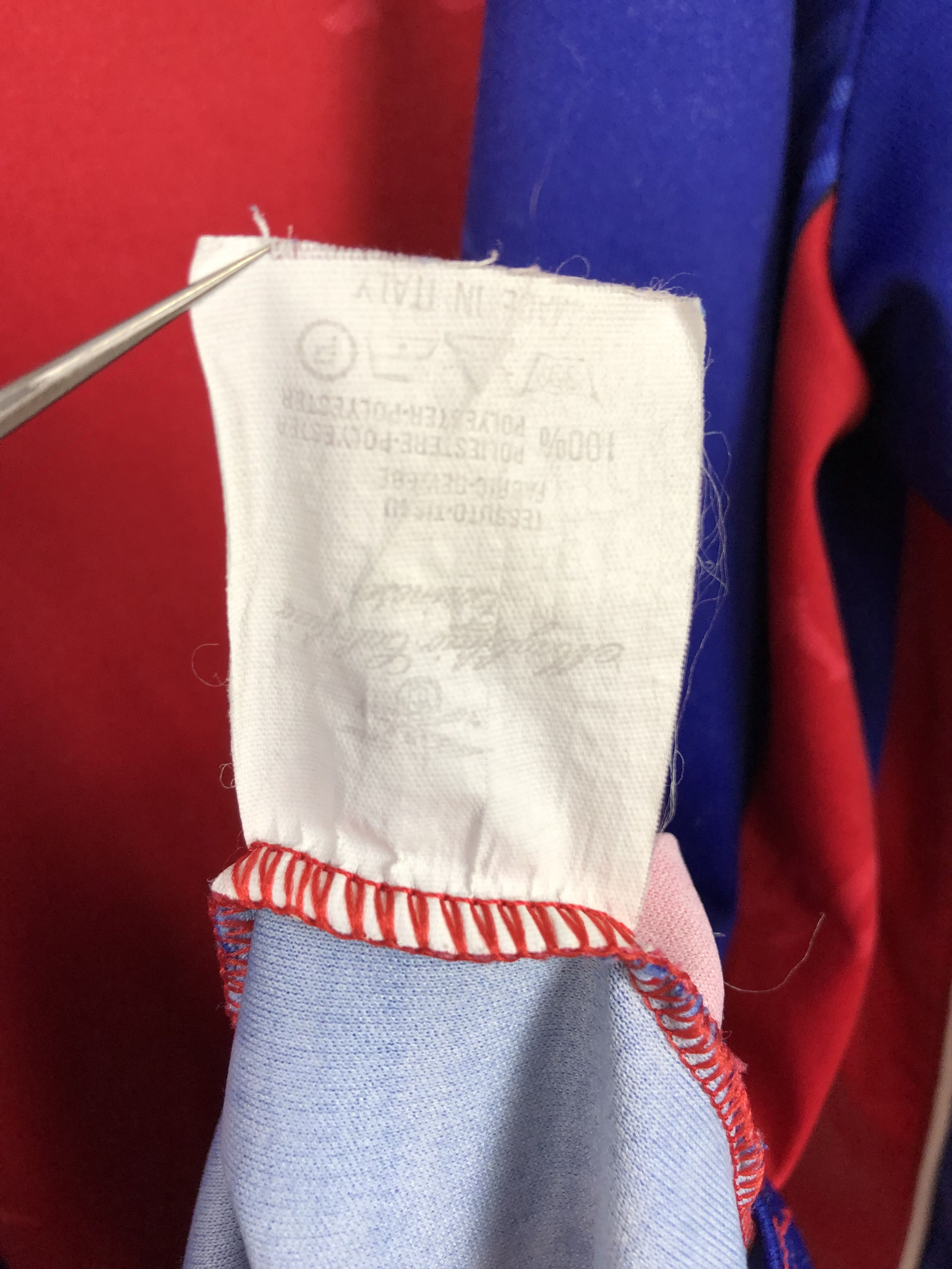 Kappa × Vintage Barcelona Home football shirt 1992 Soccer Long Sleeve Jersey Size US XL / EU 56 / 4 - 10 Thumbnail