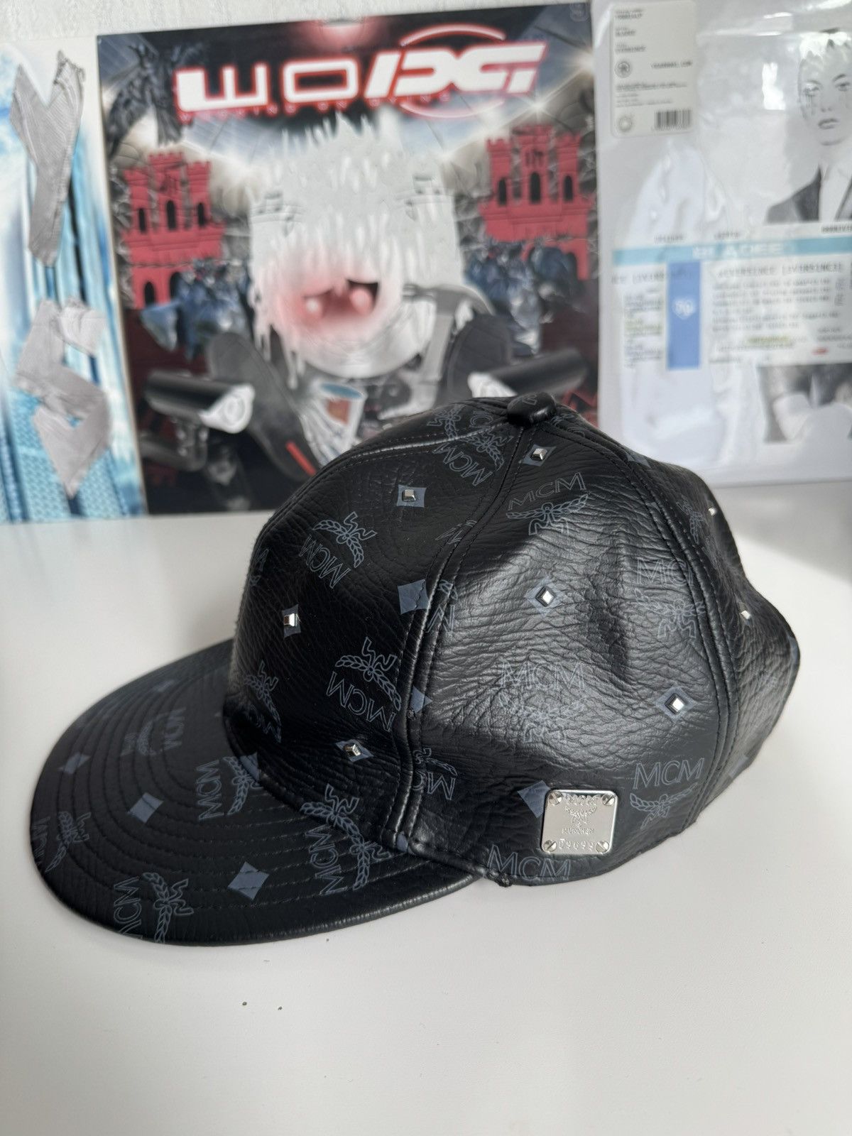 MCM Mcm leather monogram cap black luxury designer Made in Japan Size ONE SIZE - 2 Thumbnail