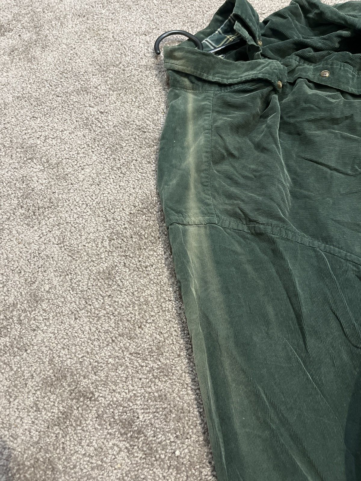 Tommy Hilfiger Tommy Hilfiger green corduroy/plaid button up Size US L / EU 52-54 / 3 - 3 Thumbnail