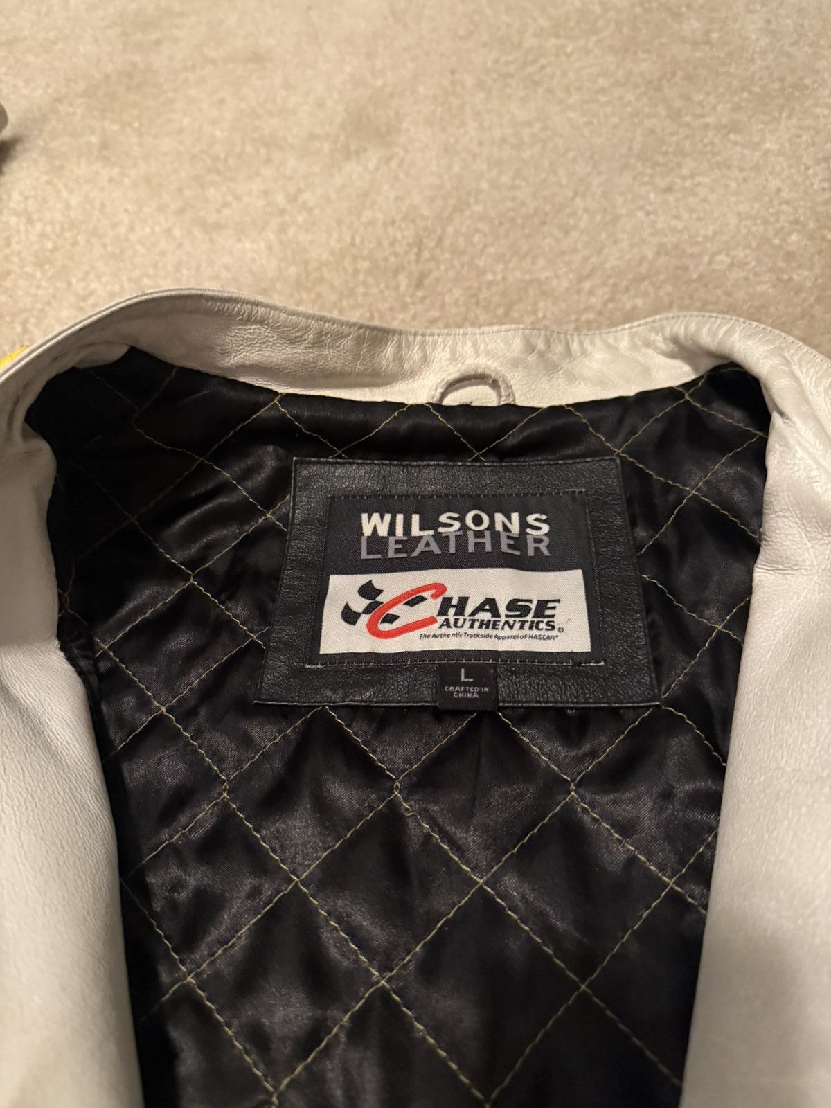 NASCAR Nascar Matt Kenseth Leather Racing Jacket Size US L / EU 52-54 / 3 - 4 Thumbnail
