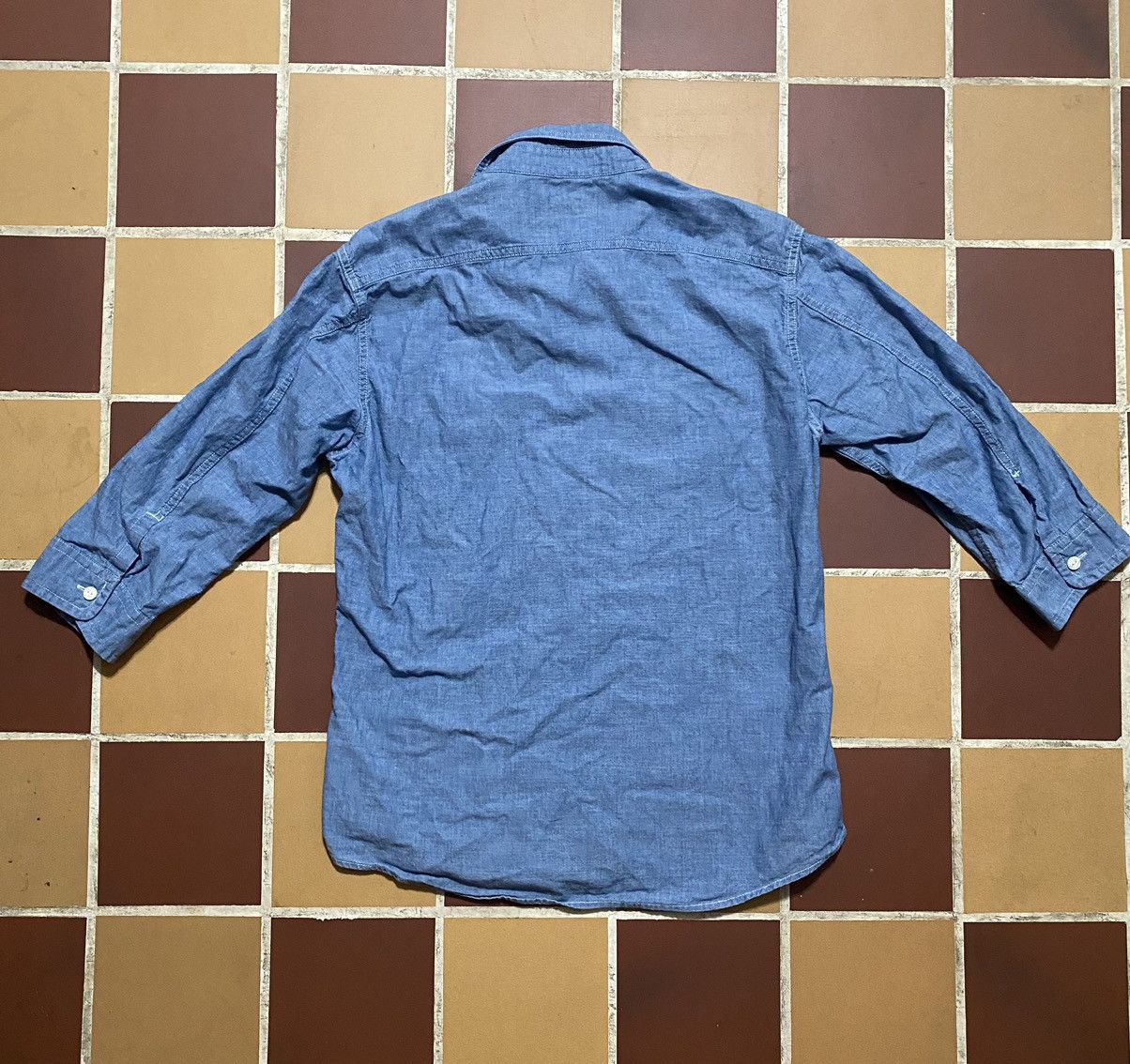 Uniqlo Uniqlo Denim Blue Shirt Size US L / EU 52-54 / 3 - 2 Thumbnail