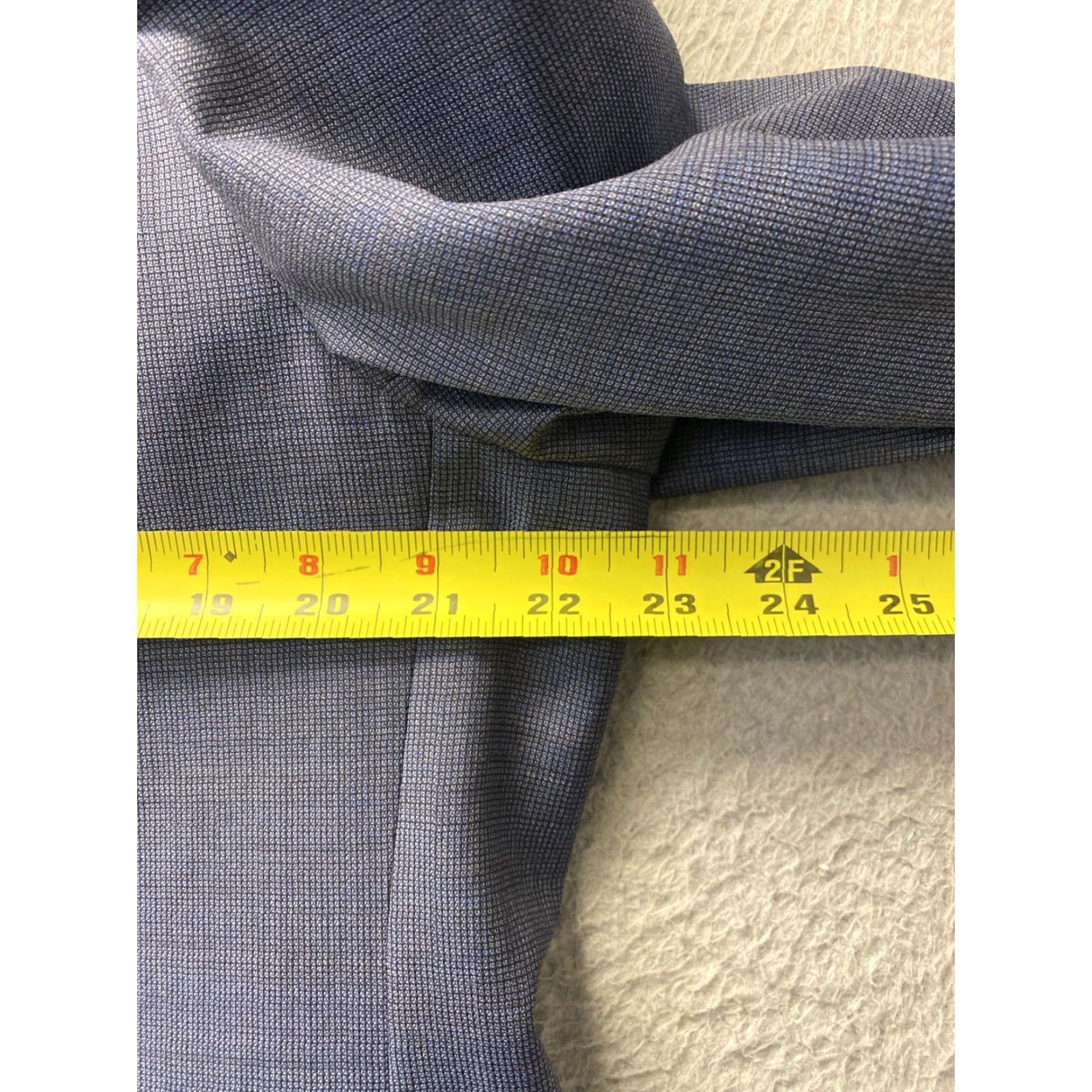 Hugo Boss VINTAGE HUGO BOSS Blazer Men Wool Blue 46R Slim Formal Business Casual Size 46R - 4 Thumbnail