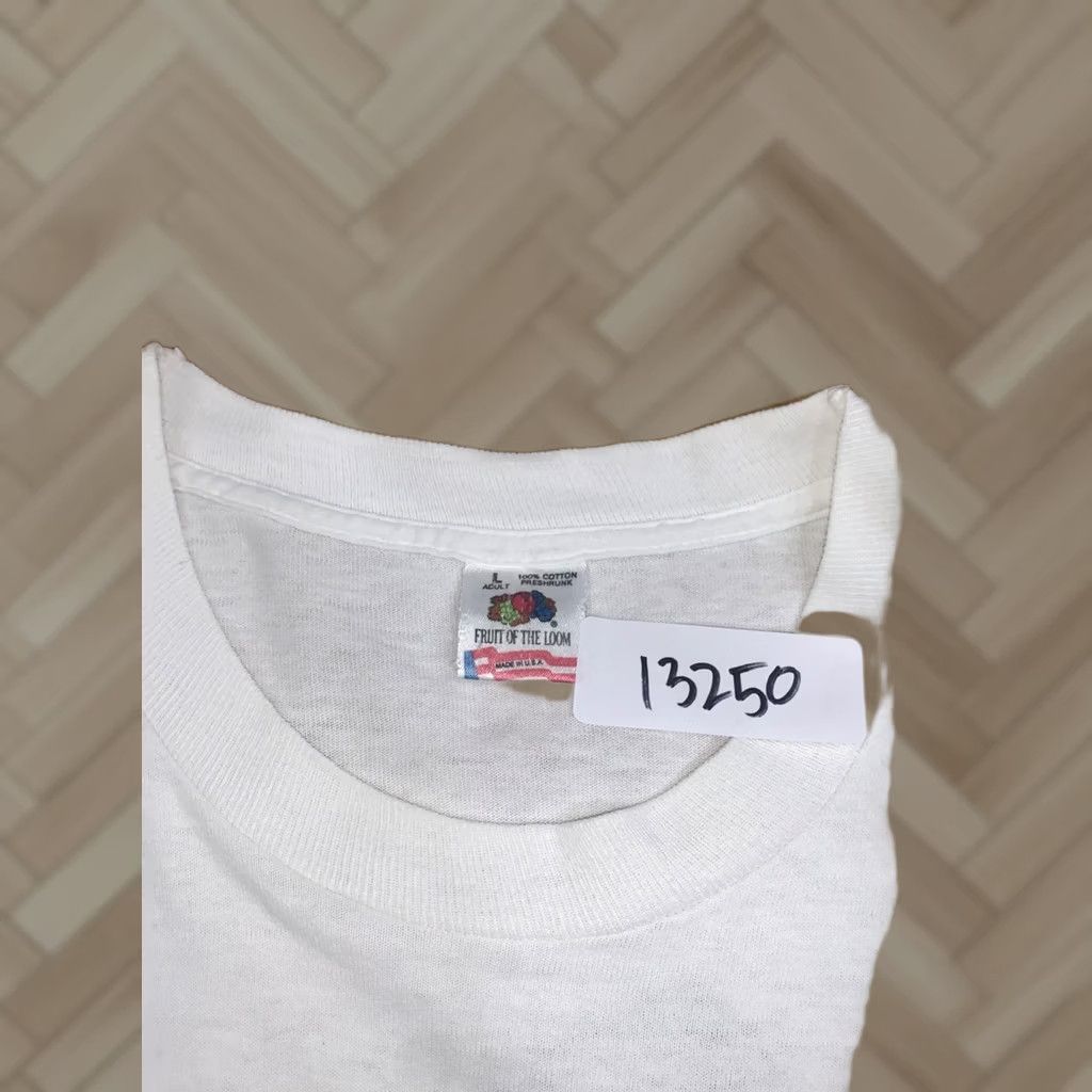 Fruit Of The Loom VINTAGE Fruit of the Loom LA Kings Air Brush Shirt Men L Hockey White 90s 13250 Size US L / EU 52-54 / 3 - 1 Thumbnail