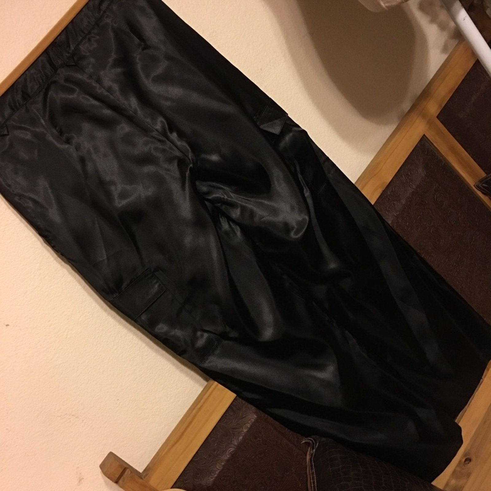 Other Madison & Co black satin pants 12 Size 34" / US 12 / IT 48 - 7 Thumbnail