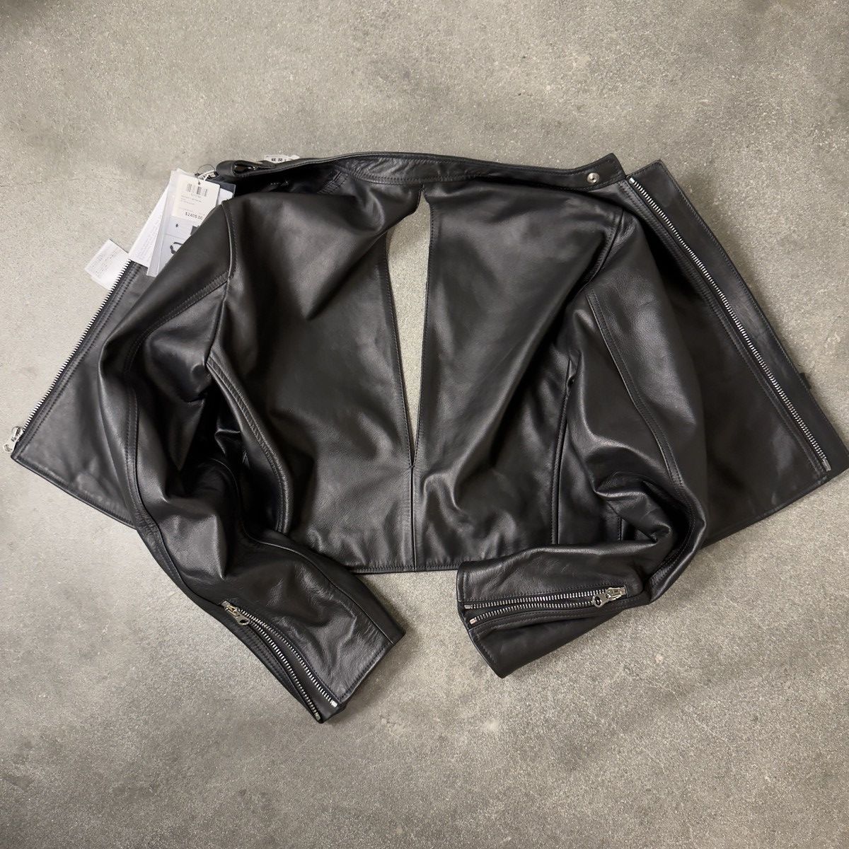 Maison Margiela Maison Margiela Cropped Leather Jacket IT 40 NWT Size S / US 4 / IT 40 - 4 Thumbnail