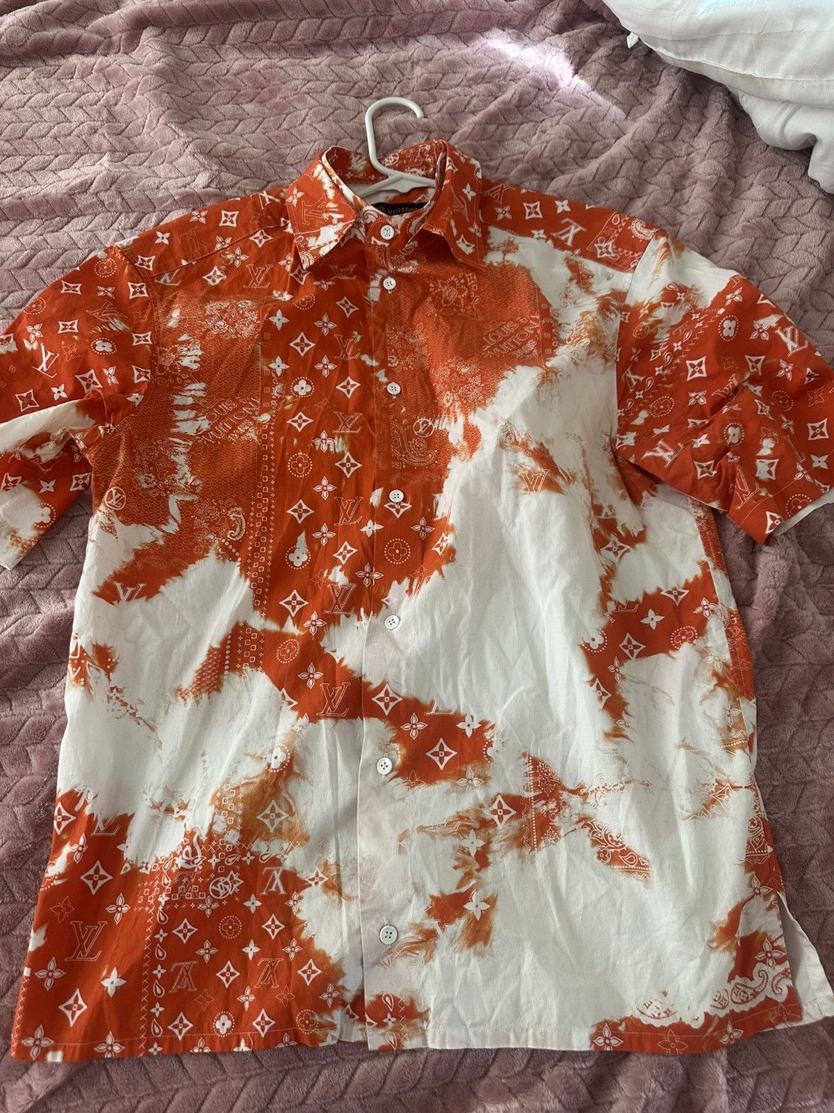 Louis Vuitton Authentic Louis Vuitton Monogram Bandana Button‑Down Shirt Size US S / EU 44-46 / 1 - 13 Thumbnail