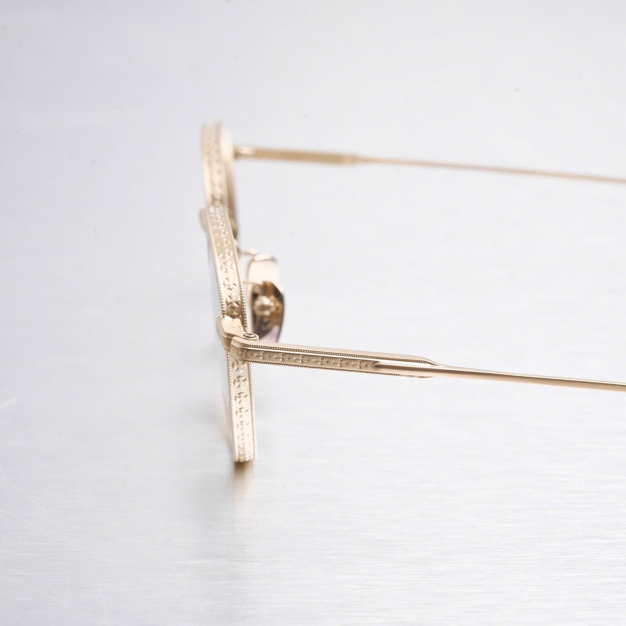 Chrome Hearts CHROME HEARTS THICK GOLD PLATED/MATTE GOLD PLATED GLASSES Size ONE SIZE - 3 Thumbnail