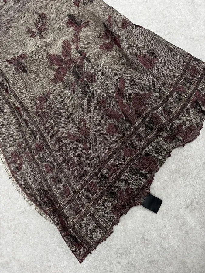 John Galliano John Galliano Magazine Newspaper Square Scarf Size ONE SIZE - 5 Thumbnail