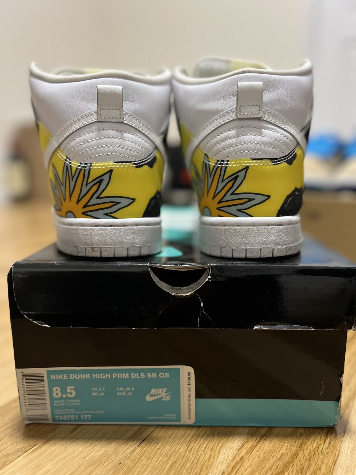 Nike Nike SB Dunk High “De La Soul” QS Size 8.5 Size US 8.5 / EU 41-42 - 7 Thumbnail