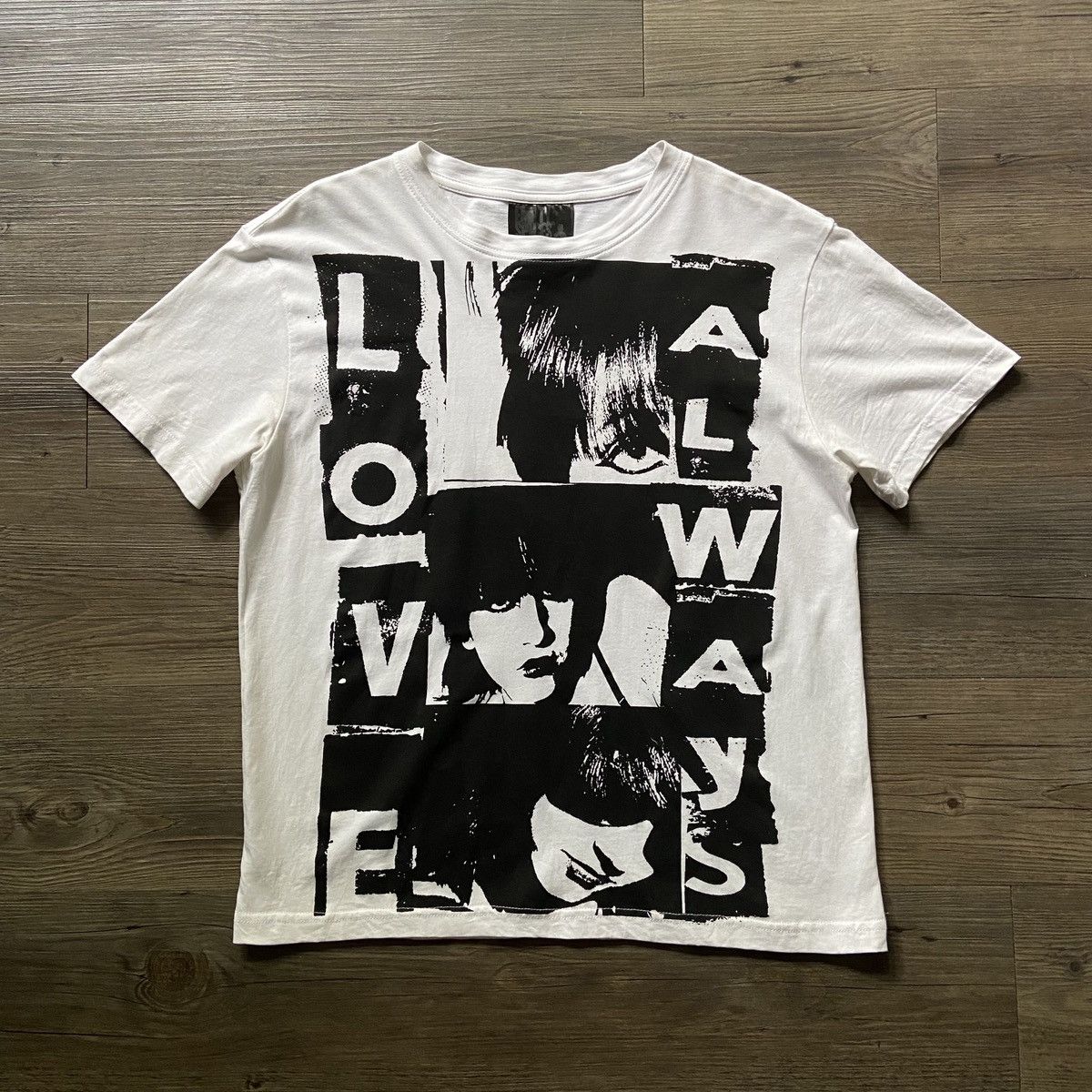 image of Archival Clothing x Tornado Mart ✦ Empty Spaces “Love Always” Signature Tee ✦ in Black/White (Size 