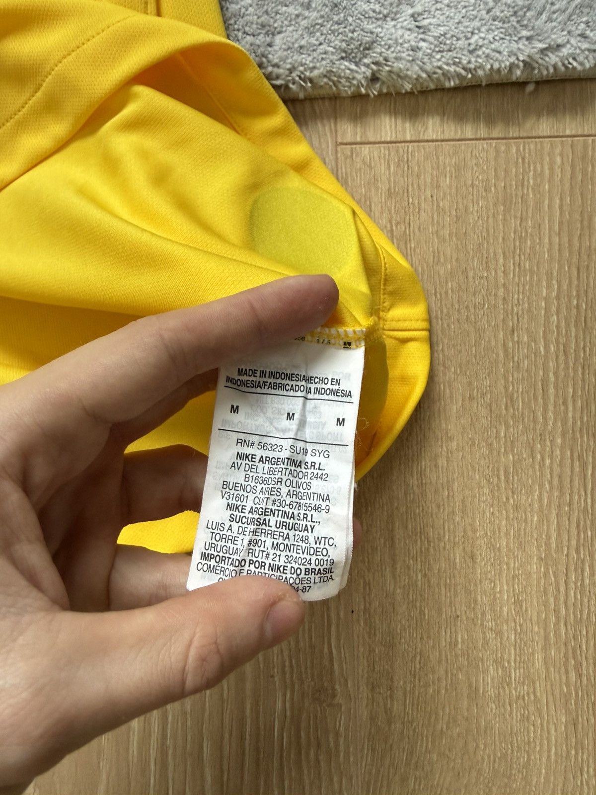 Nike Nike Brazil 🇧🇷 Jersey 19/20 season Size US M / EU 48-50 / 2 - 6 Thumbnail