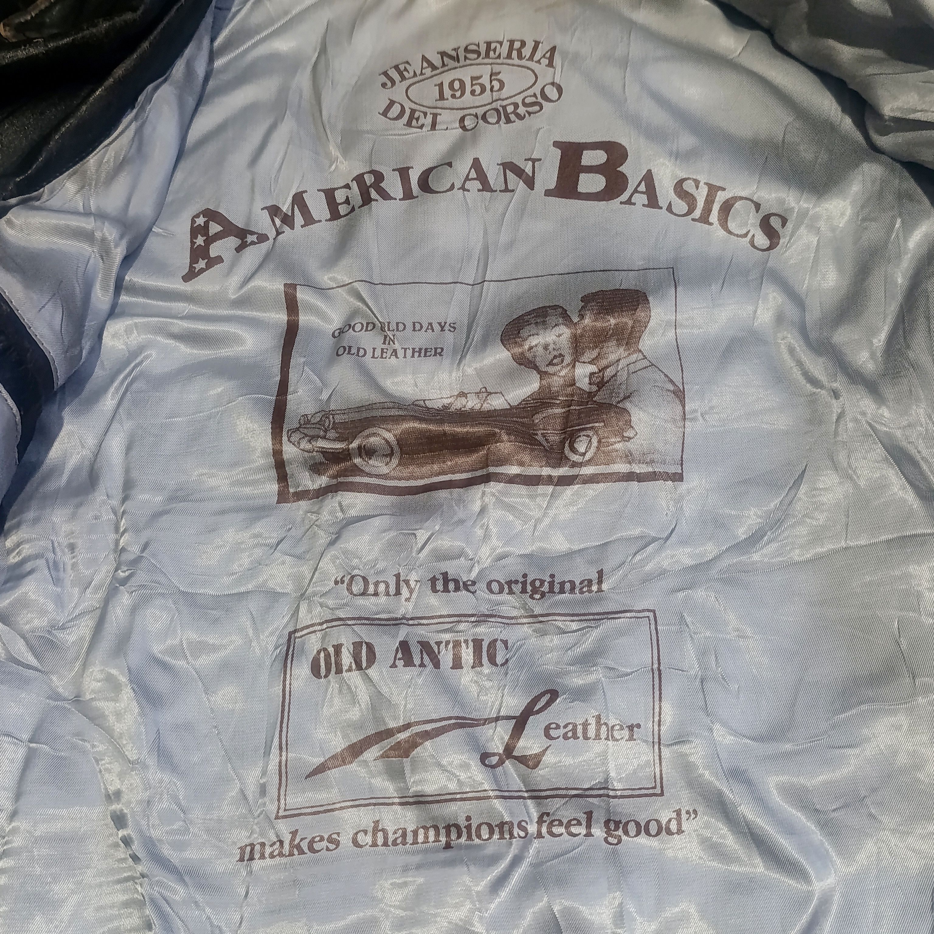 Other Vtg 90s Jeanseria Del Corso American Basics leather Jacket Size US XXL / EU 58 / 5 - 4 Thumbnail