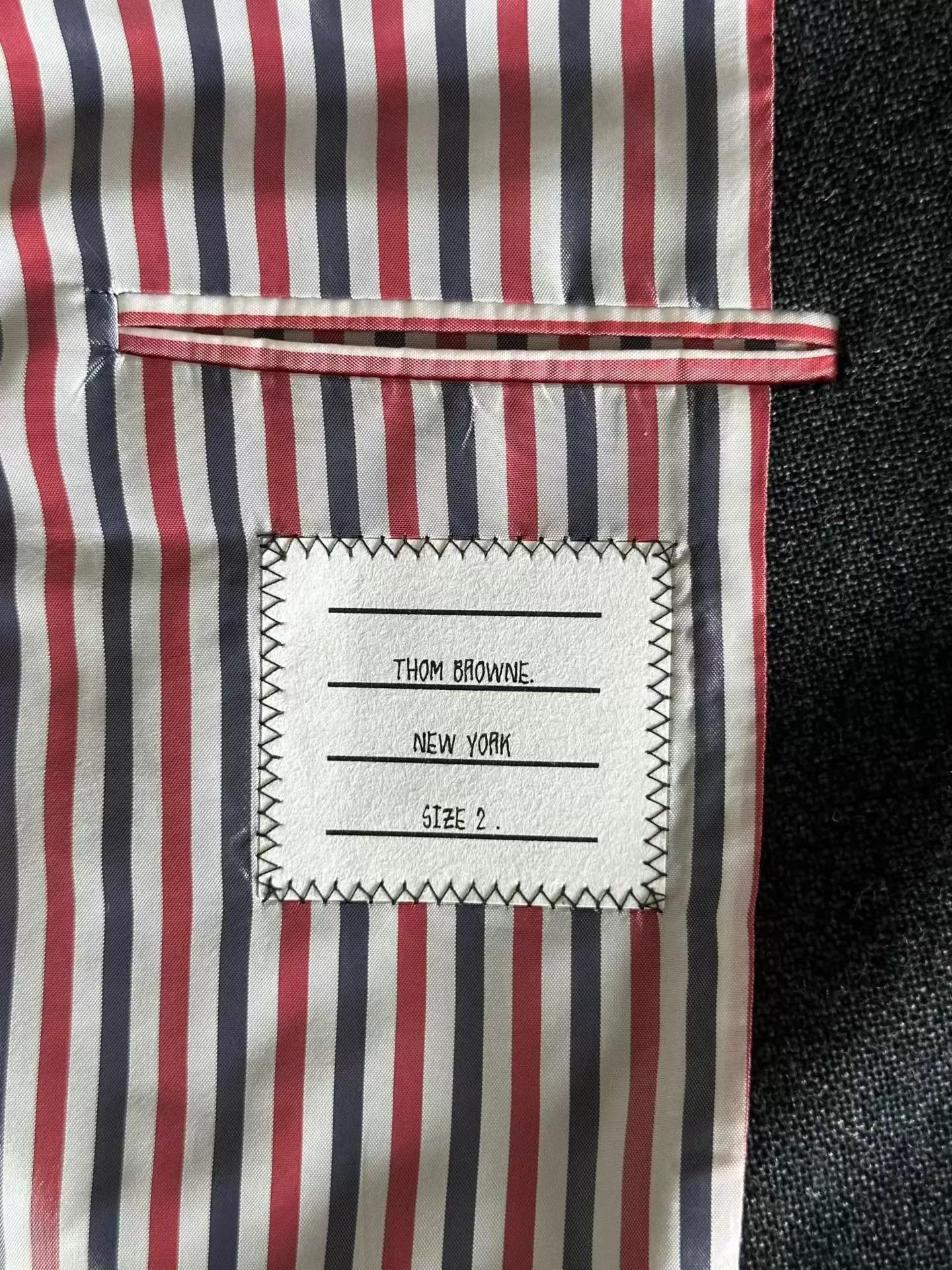 Thom Browne Thom Browne Subtle Pattern Wool Blazer Size 2 Worn Size US M / EU 48-50 / 2 - 3 Thumbnail
