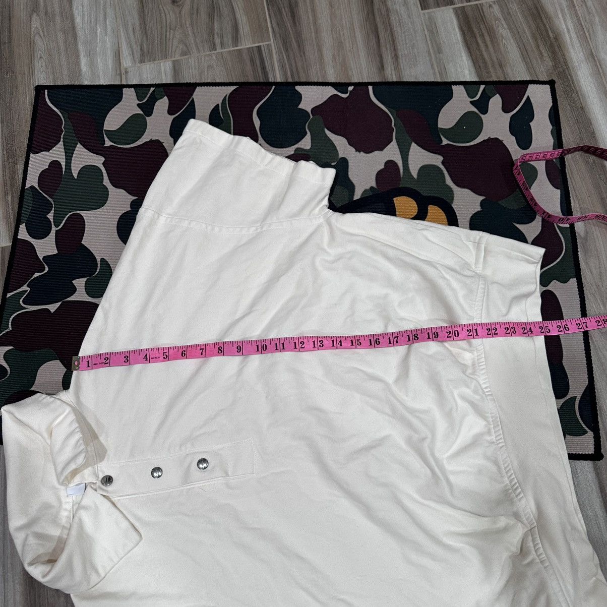 Rhude Rhude Cream Oversized Polo Shirt Size US XS / EU 42 / 0 - 9 Thumbnail