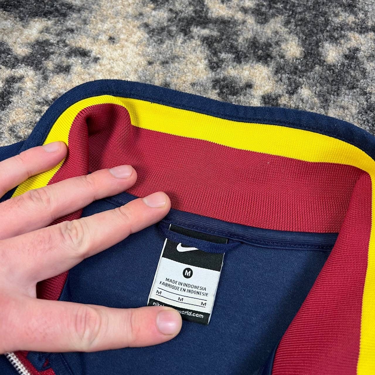 Nike Nike x FC Barcelona Vintage Zip Up Track Jacket Size US M / EU 48-50 / 2 - 4 Thumbnail
