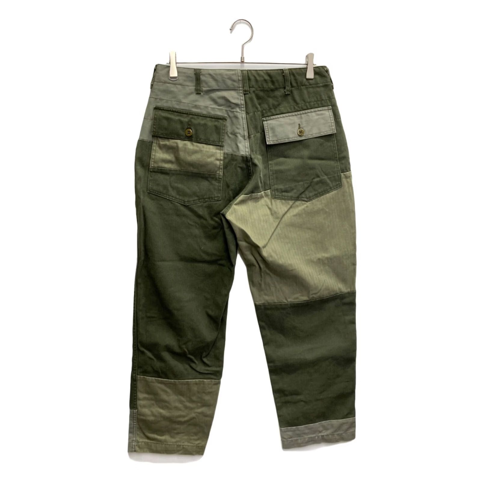 Engineered Garments Engineered Garments Fatigue Pants Green Cotton Patchwork Size S Men's Size US 29 - 2 Thumbnail