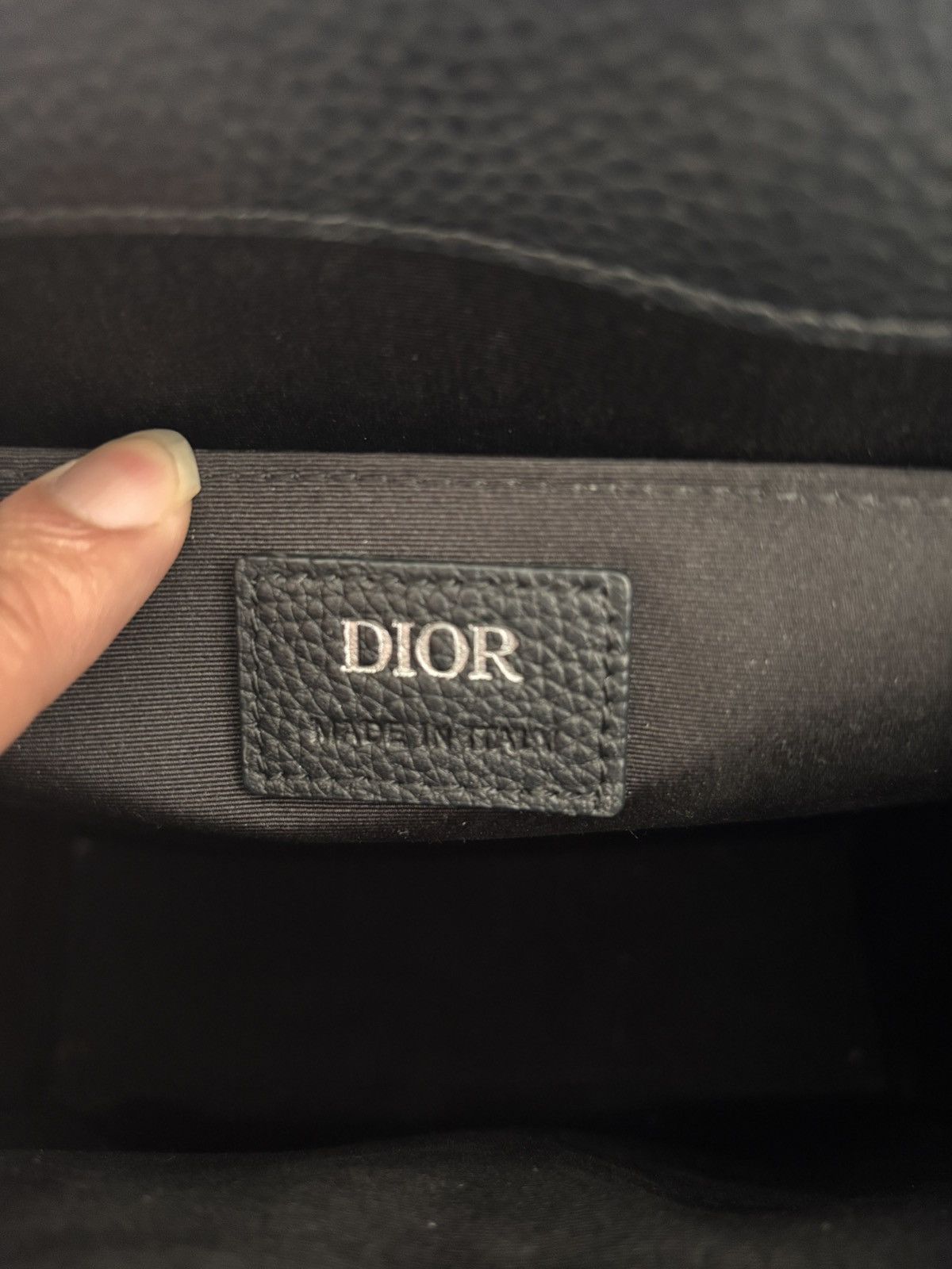 Dior Dior Saddle A4 Pouch Beige & Black Oblique Jacquard Fullset Size ONE SIZE - 6 Thumbnail