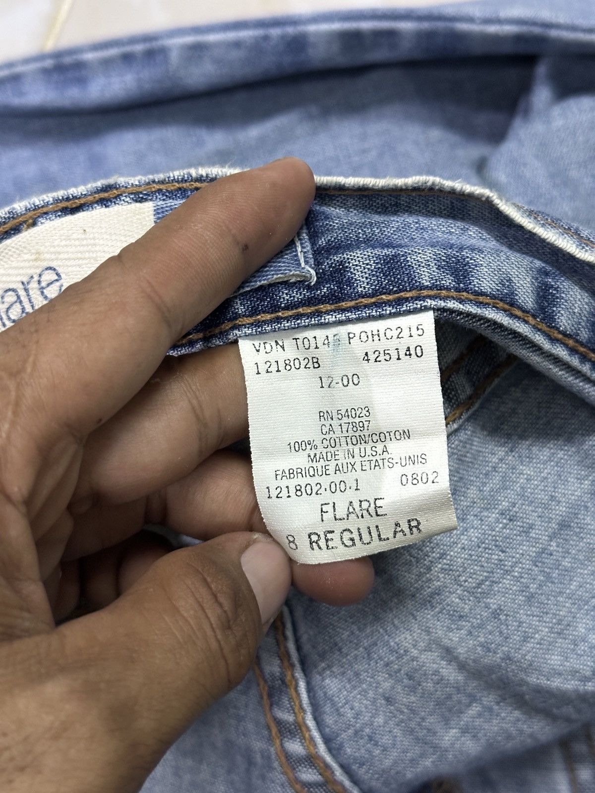 Vintage Flare Bootcut 90s Gap Double Pocket 💥❗️ Size US 32 / EU 48 - 6 Thumbnail