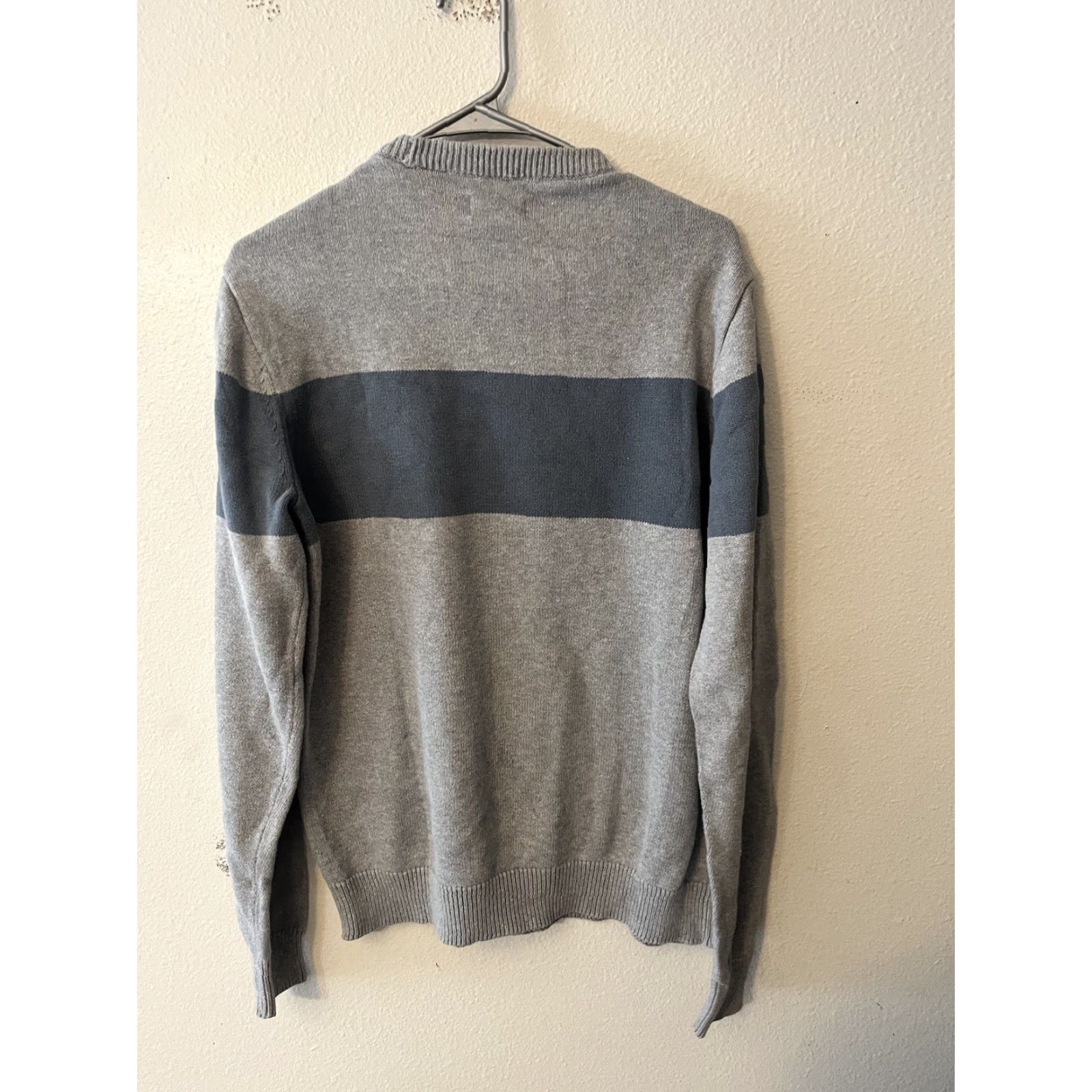 Chaps VINTAGE Chaps Men Heavy Long Sleeve Crew Neck Sweater L Gray 100% Cotton Embroidered Logo Golf Hiking Walking Mens Regular Sweatshirt Crewneck Size US L / EU 52-54 / 3 - 2 Thumbnail
