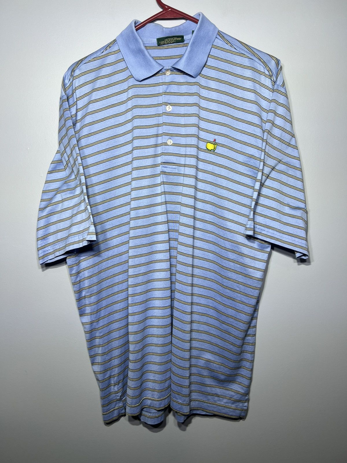 The Masters Amen Corner Masters Polo Golf Blue Striped Augusta National Size US L / EU 52-54 / 3 - 2 Thumbnail