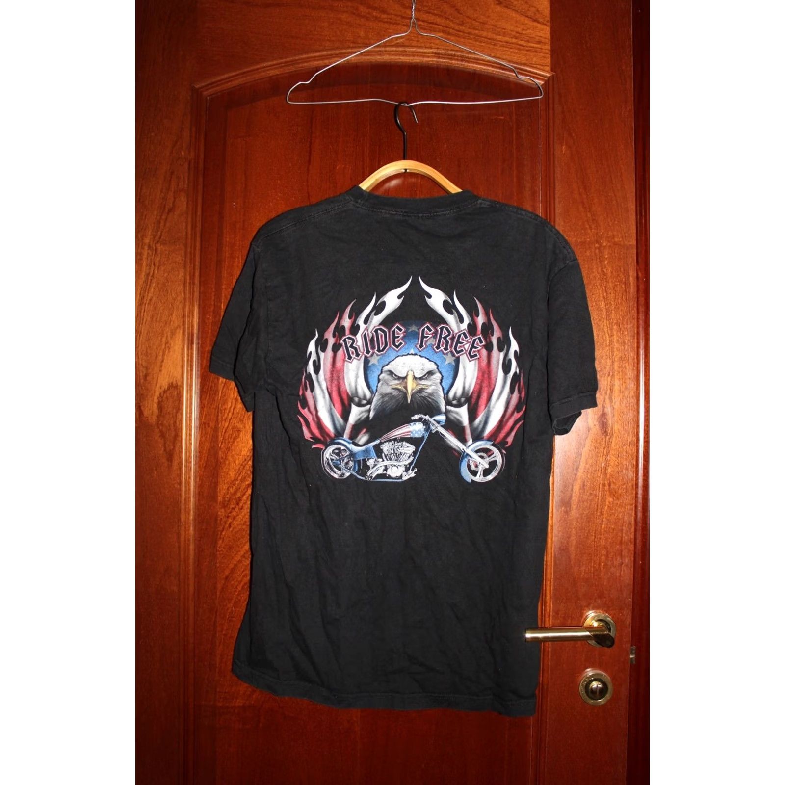 Route 66 VINTAGE Ride Free Seligman Arizona Route 66 T-Shirt Mens L Black 1990 90s Band Rock Memorabilia Shirt Size US L / EU 52-54 / 3 - 4 Thumbnail