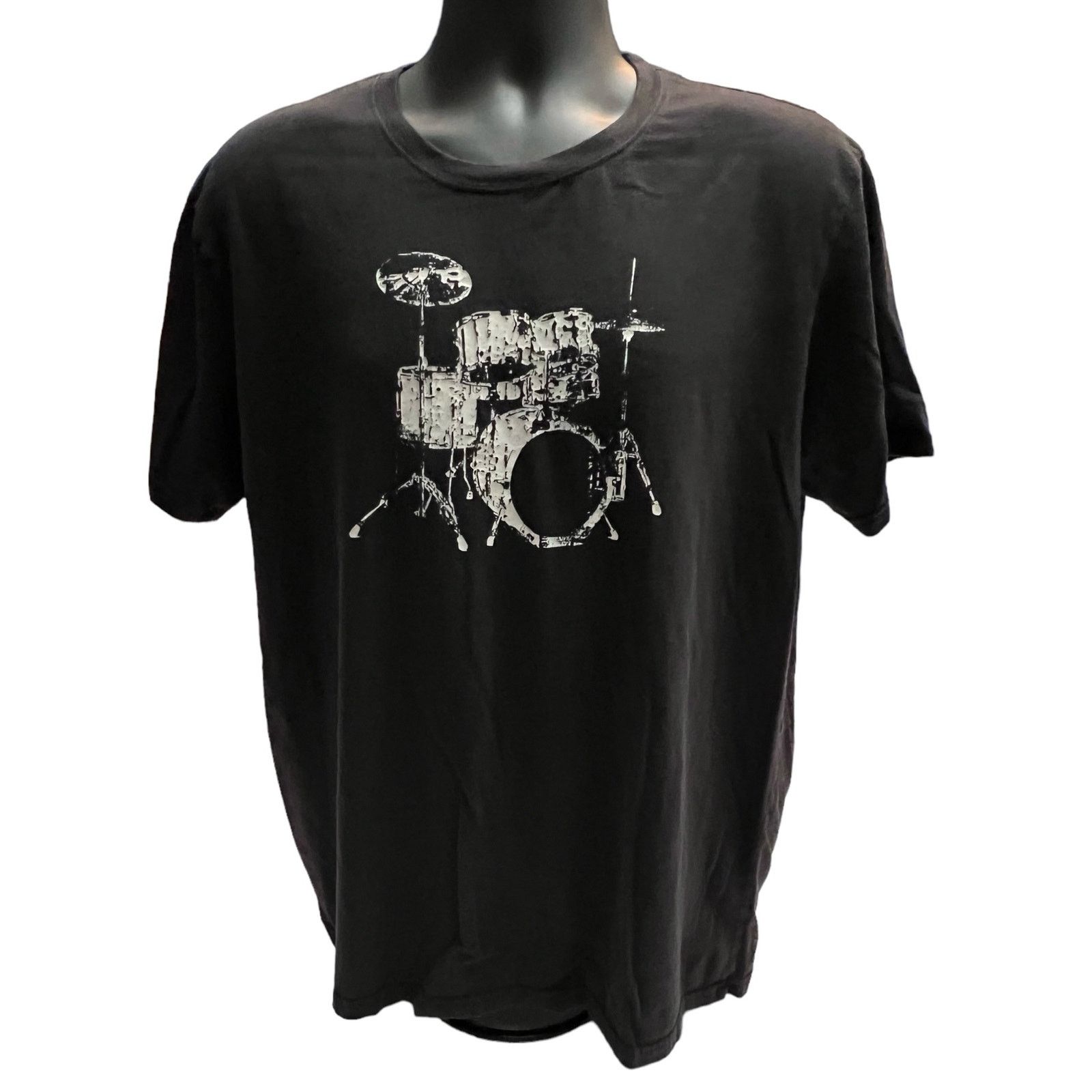Other Vintage Utility Drum Kit Graphic T-Shirt XL Black Music Band Size US XL / EU 56 / 4 - 1 Thumbnail