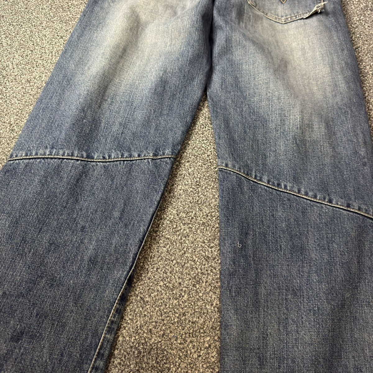 Japanese Brand 🔥🇯🇵 Vintage y2k Hand Printed Ronin Bj Jeans Karakuri Size US 30 / EU 46 - 12 Thumbnail