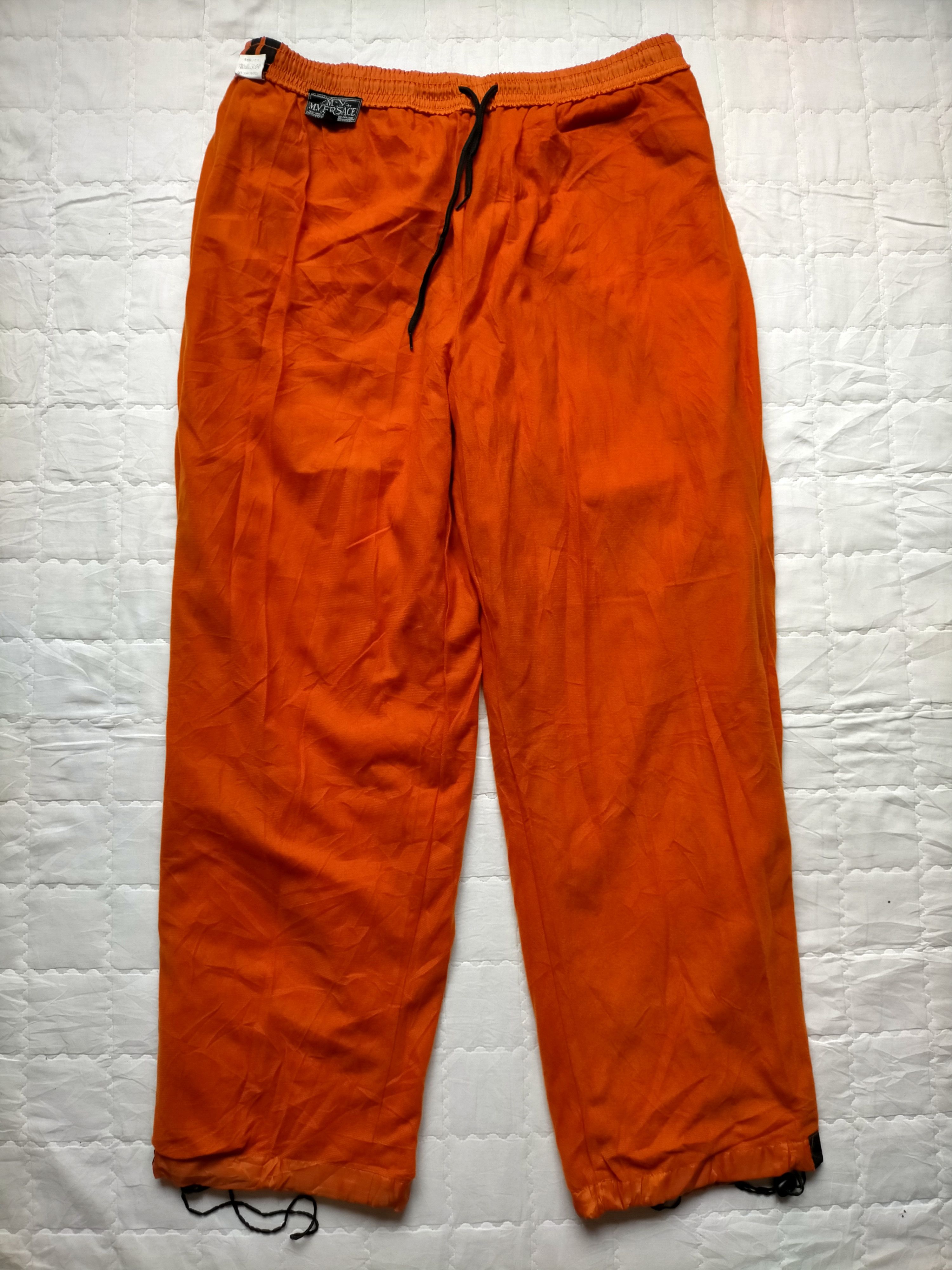 Versace Versace Side Tape Embroidered Nylon track Pants Size US 34 / EU 50 - 15 Thumbnail