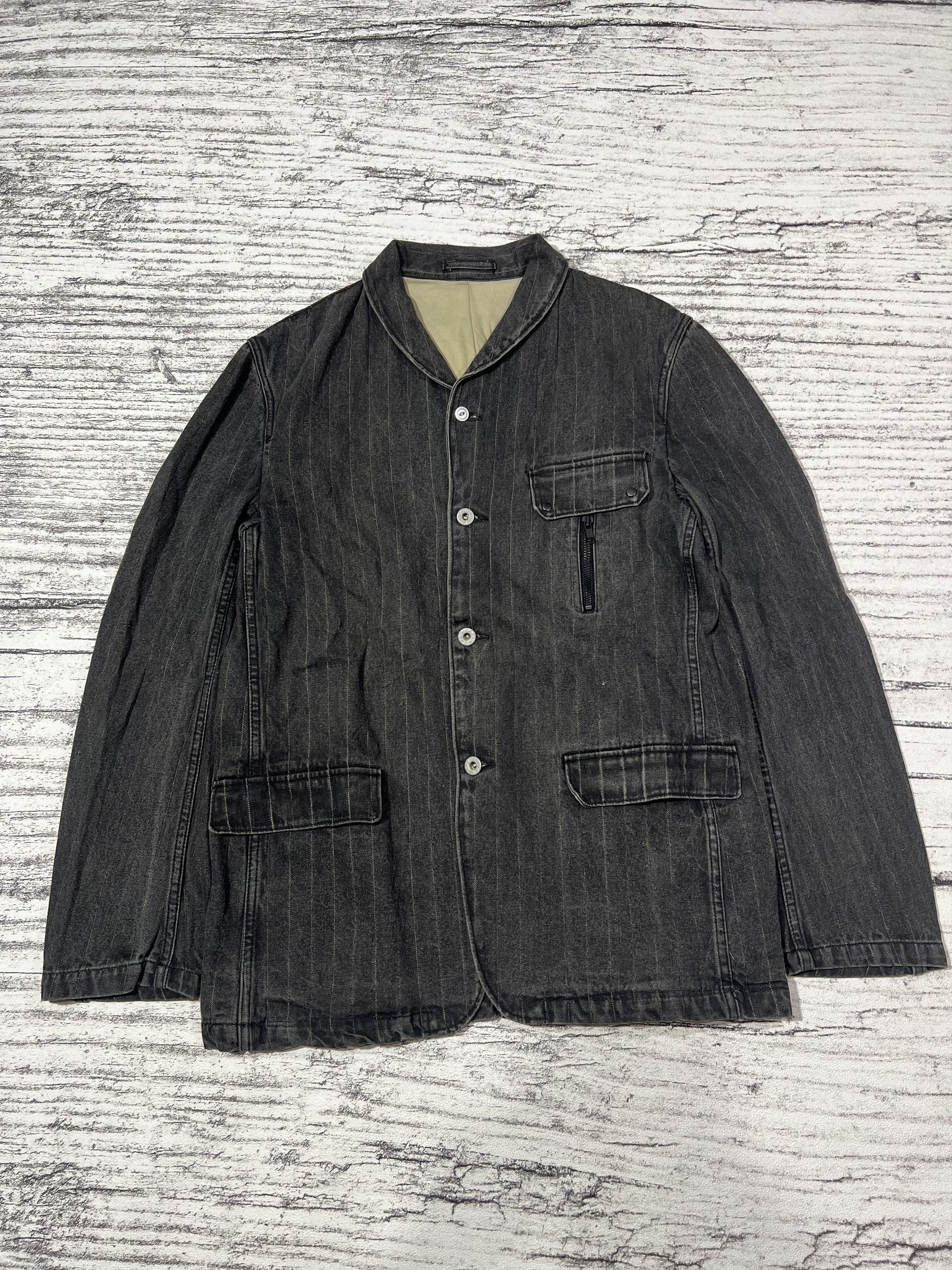 2000s Archival PPFM Japanese Stripe Button y2k Lgb Ifsix