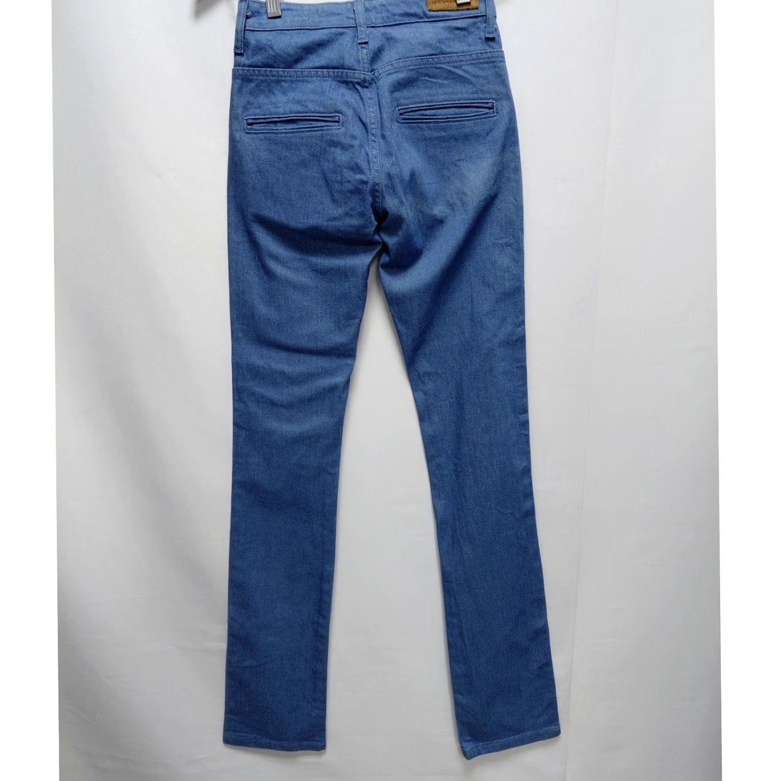 Vintage 18th Amendment Lollabrigida Jeans Womens Skinny Denim Solid 24 Blue High Rise Stretch Machine Washable Cotton Blend Regular Size 24 XS-XL Size 42" / US 20 - 2 Thumbnail